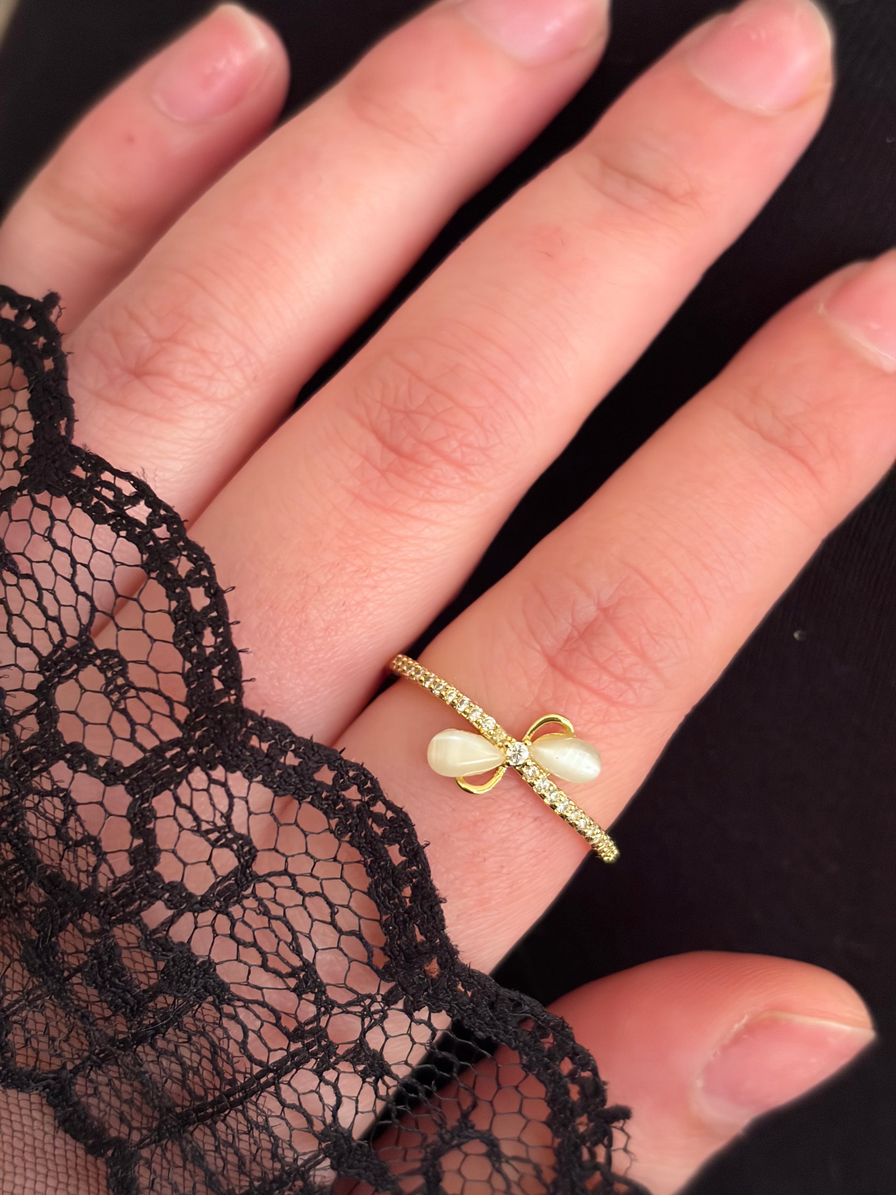 Beige ring