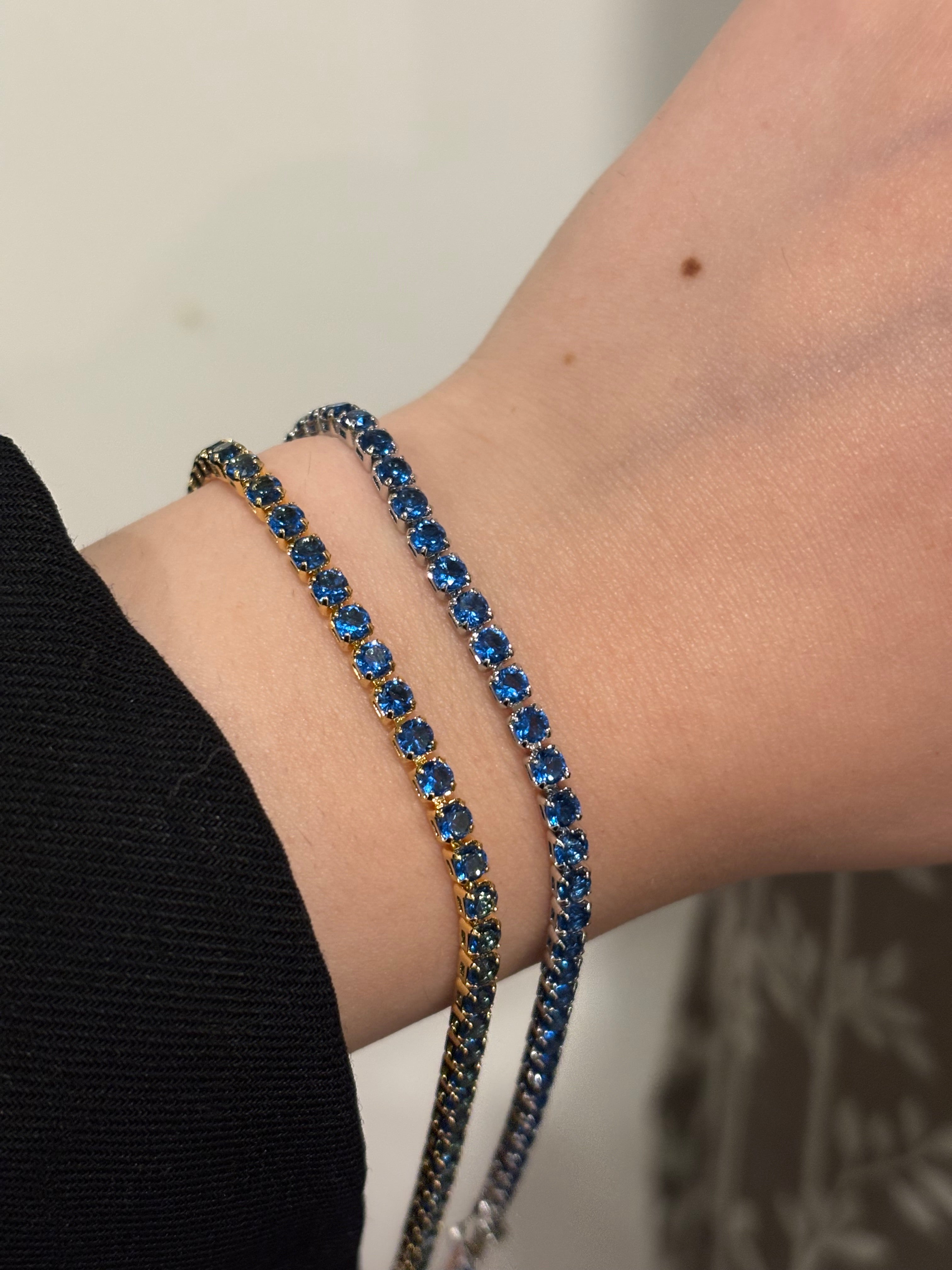 Vibe tennis bracelet(blue)