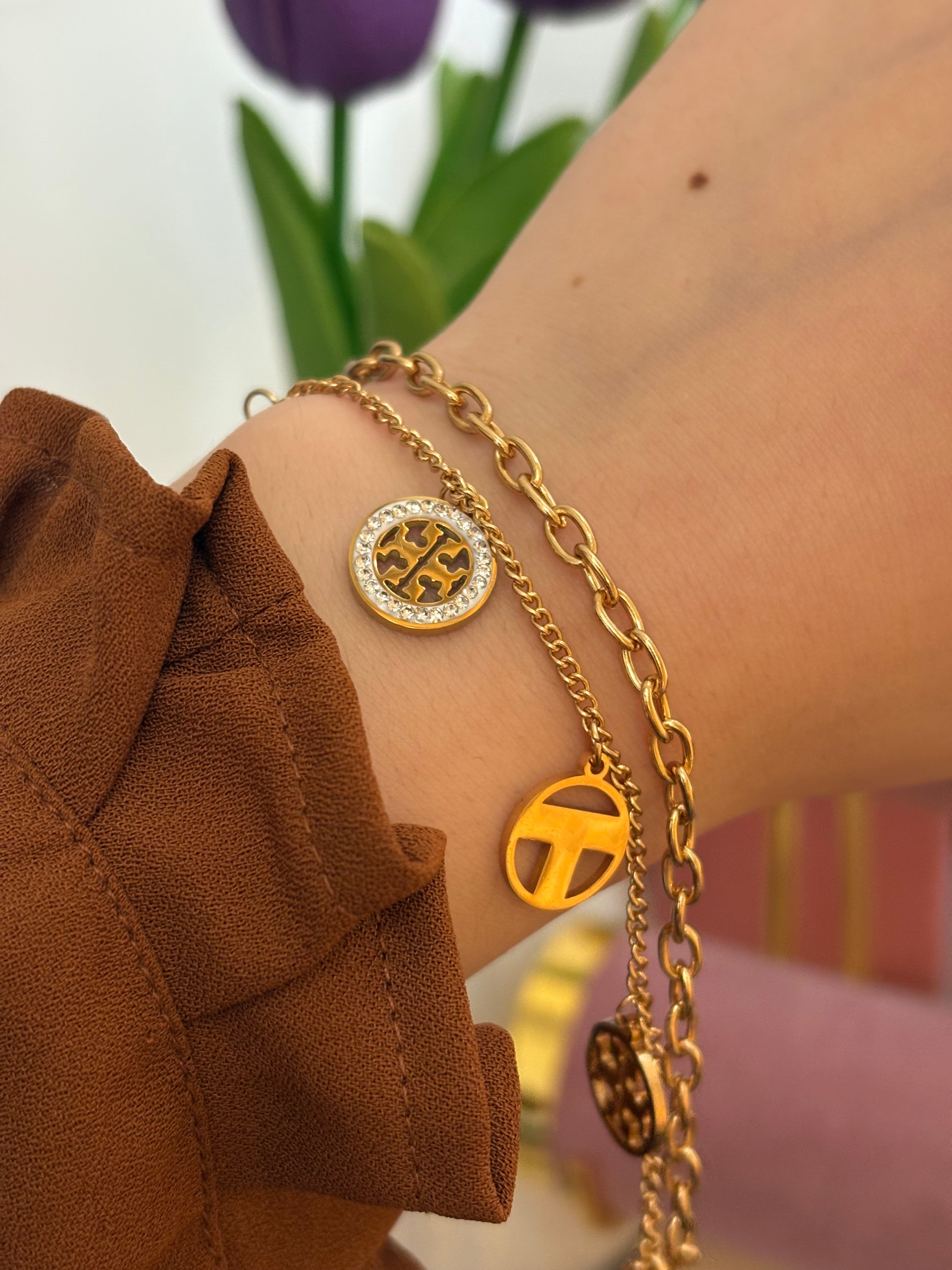 Tory layered bracelet