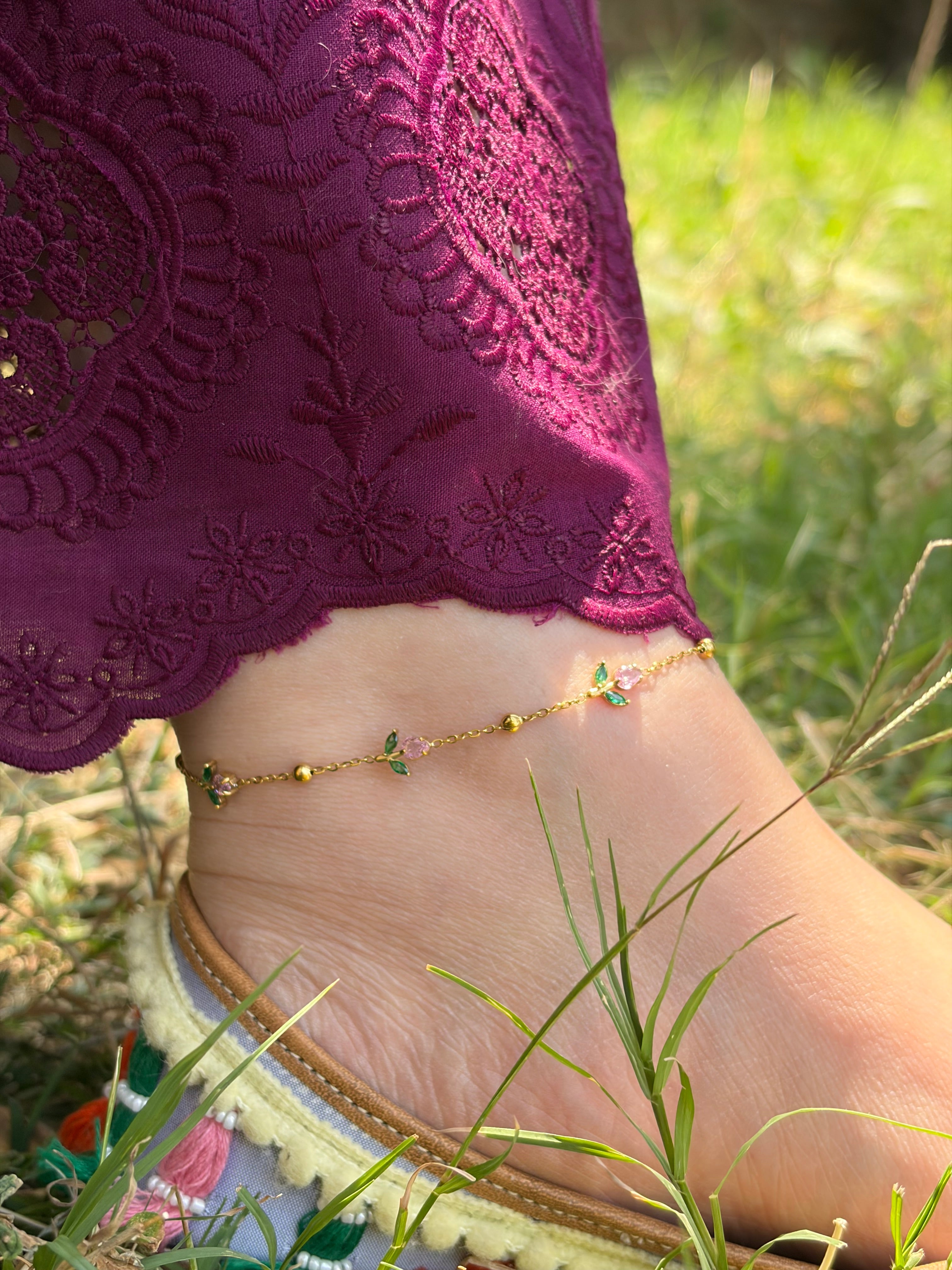 Tulip anklet(1pc)