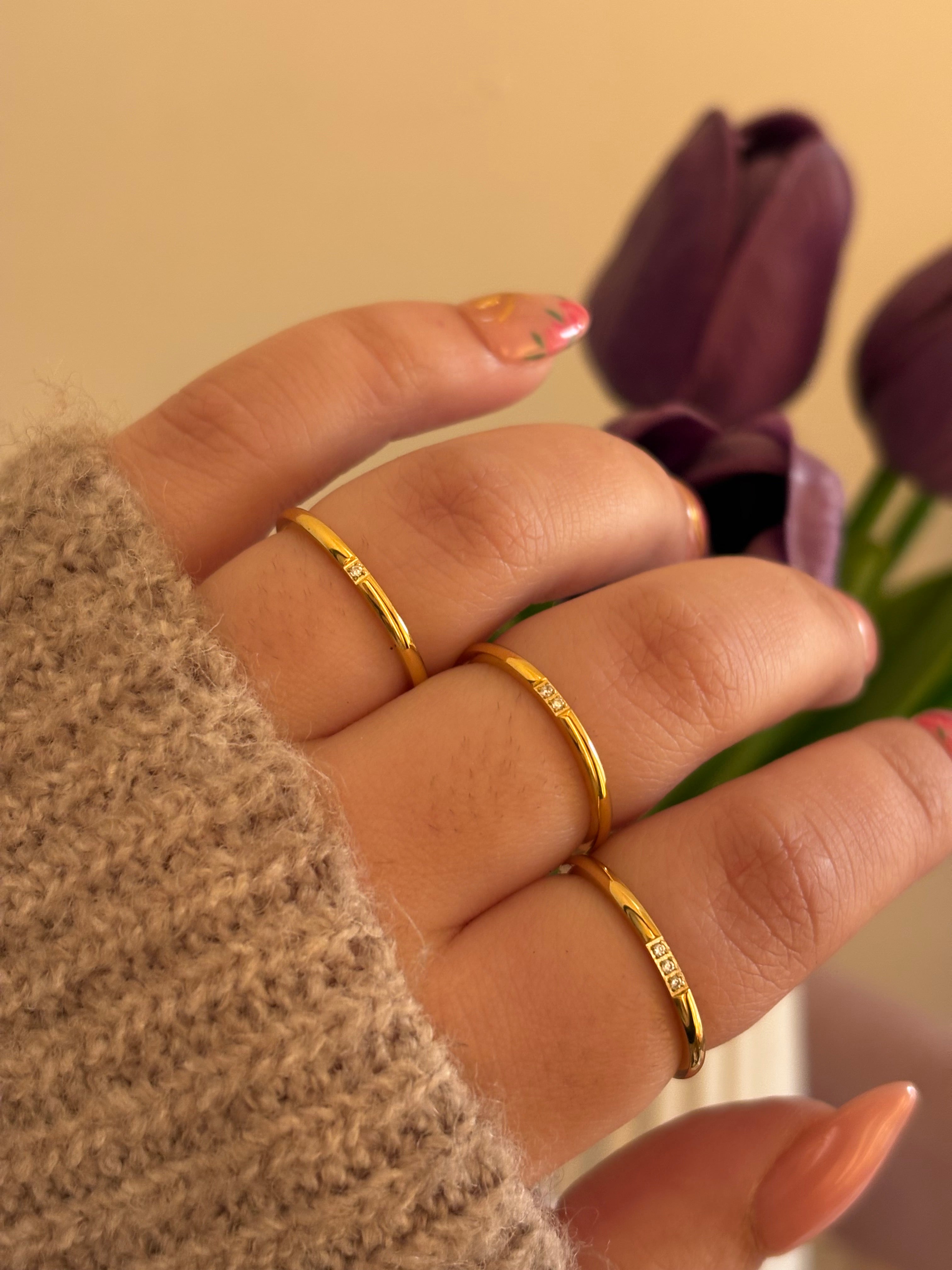 Simple ring set