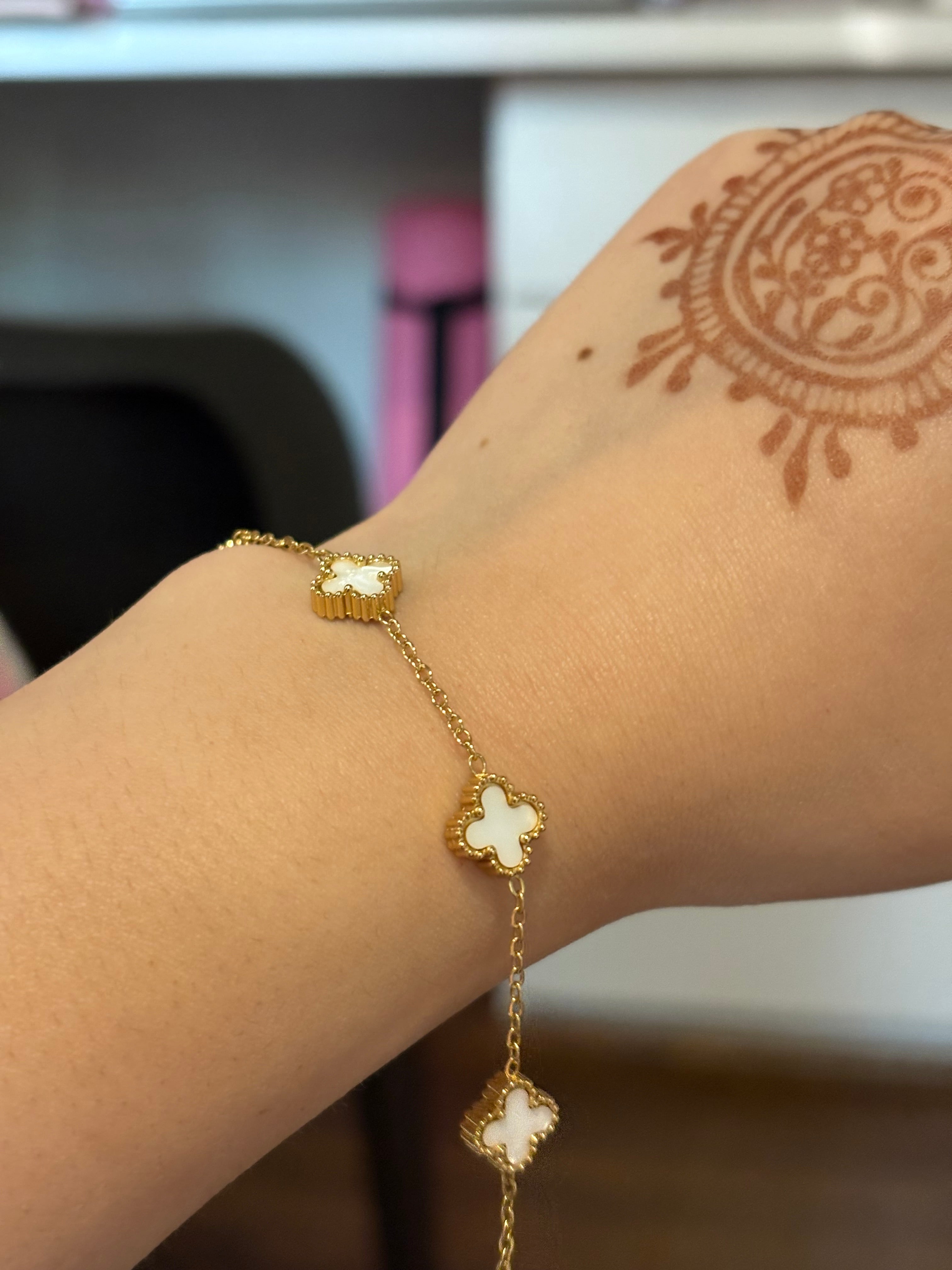 Mini clover bracelet (reversible)