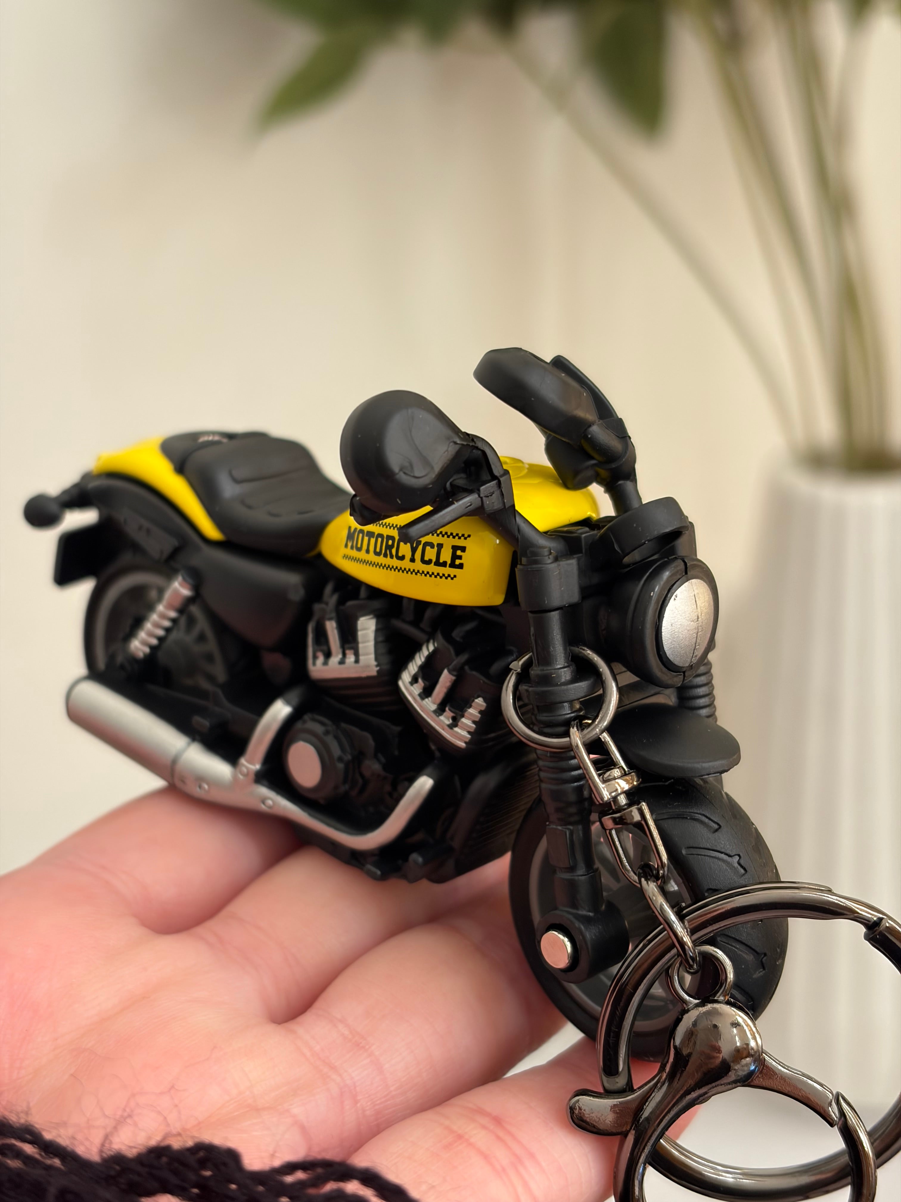 3D motorcycle keychain