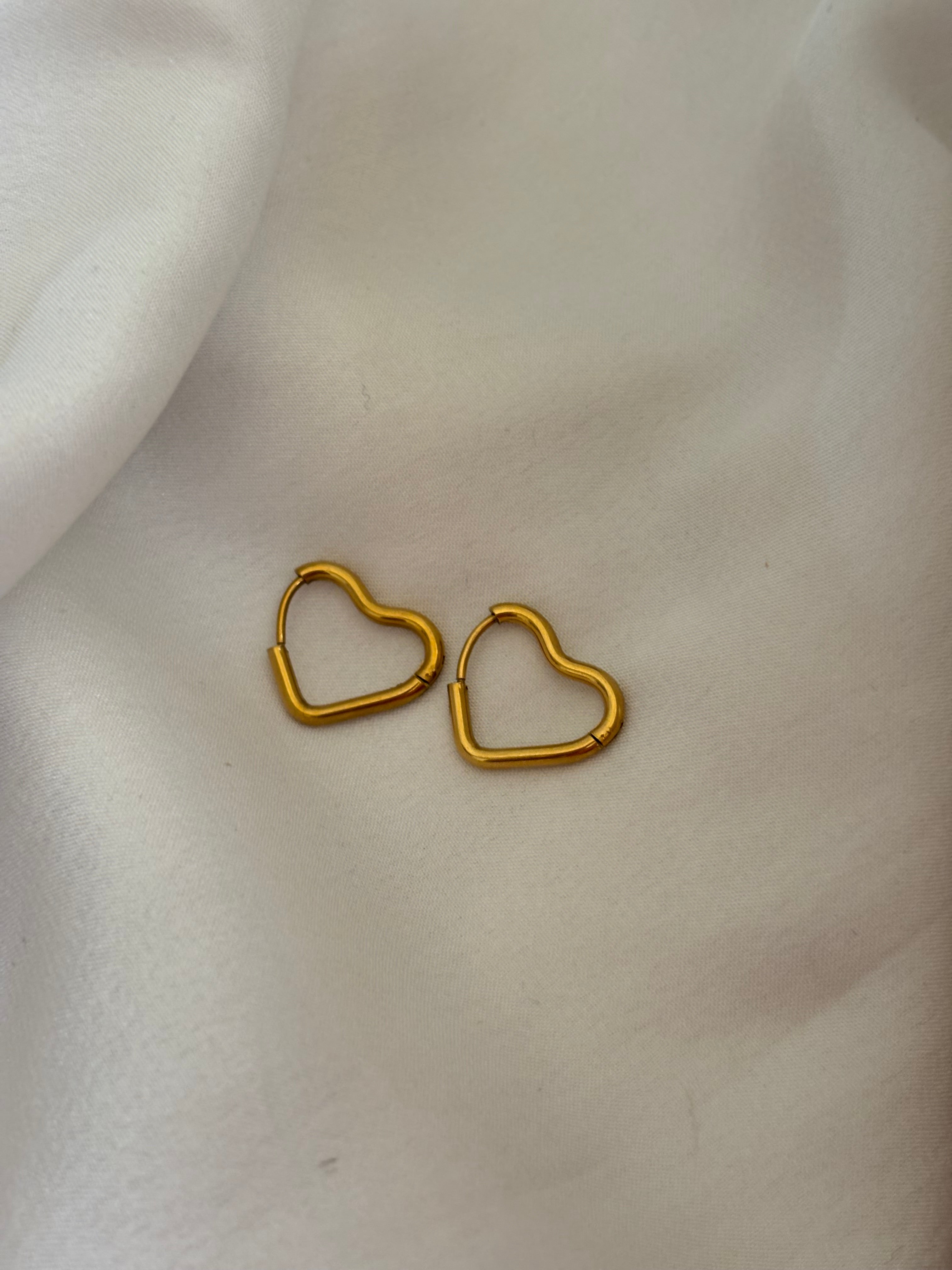 Small heart hoops