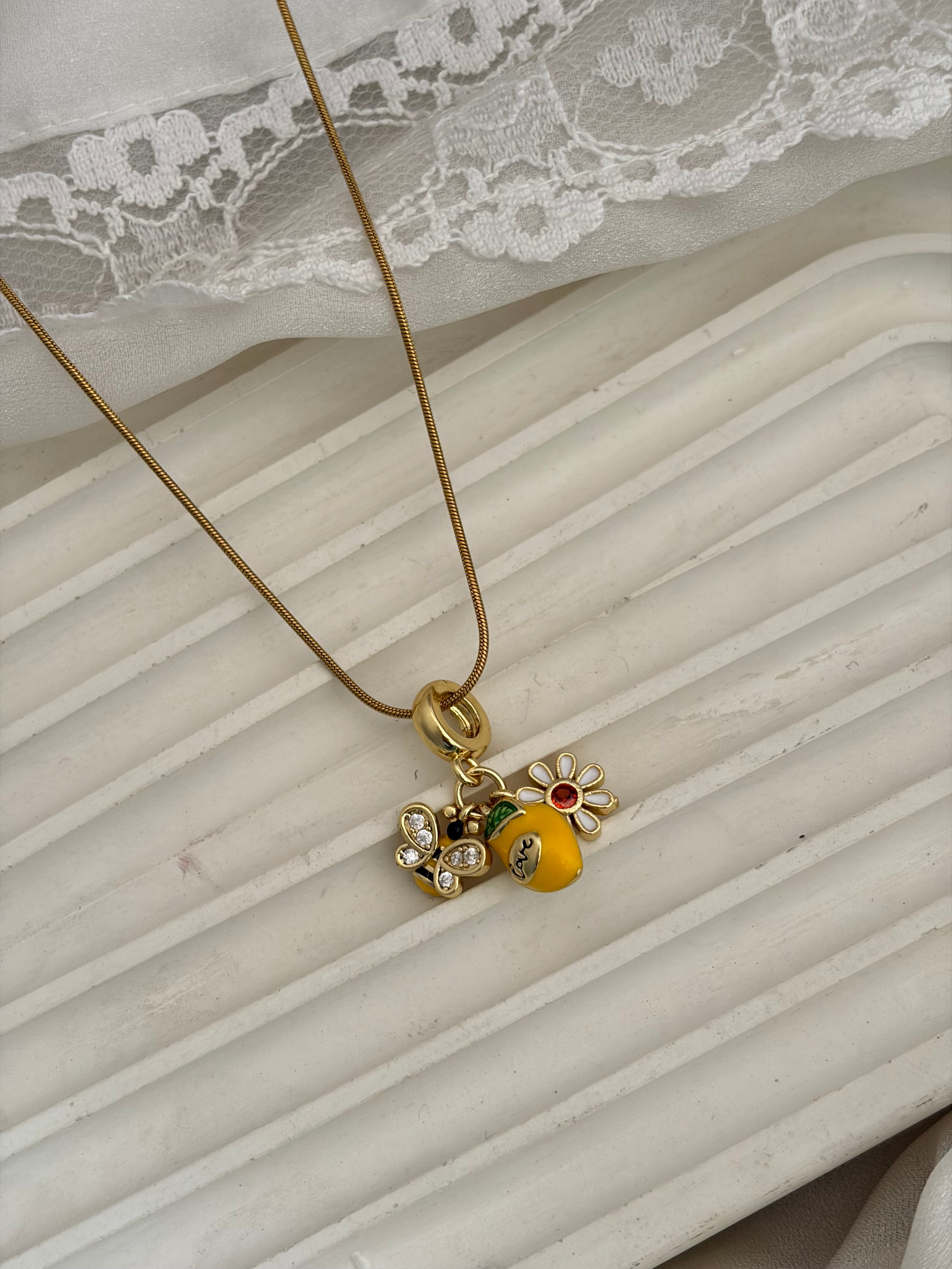 Lemon necklace
