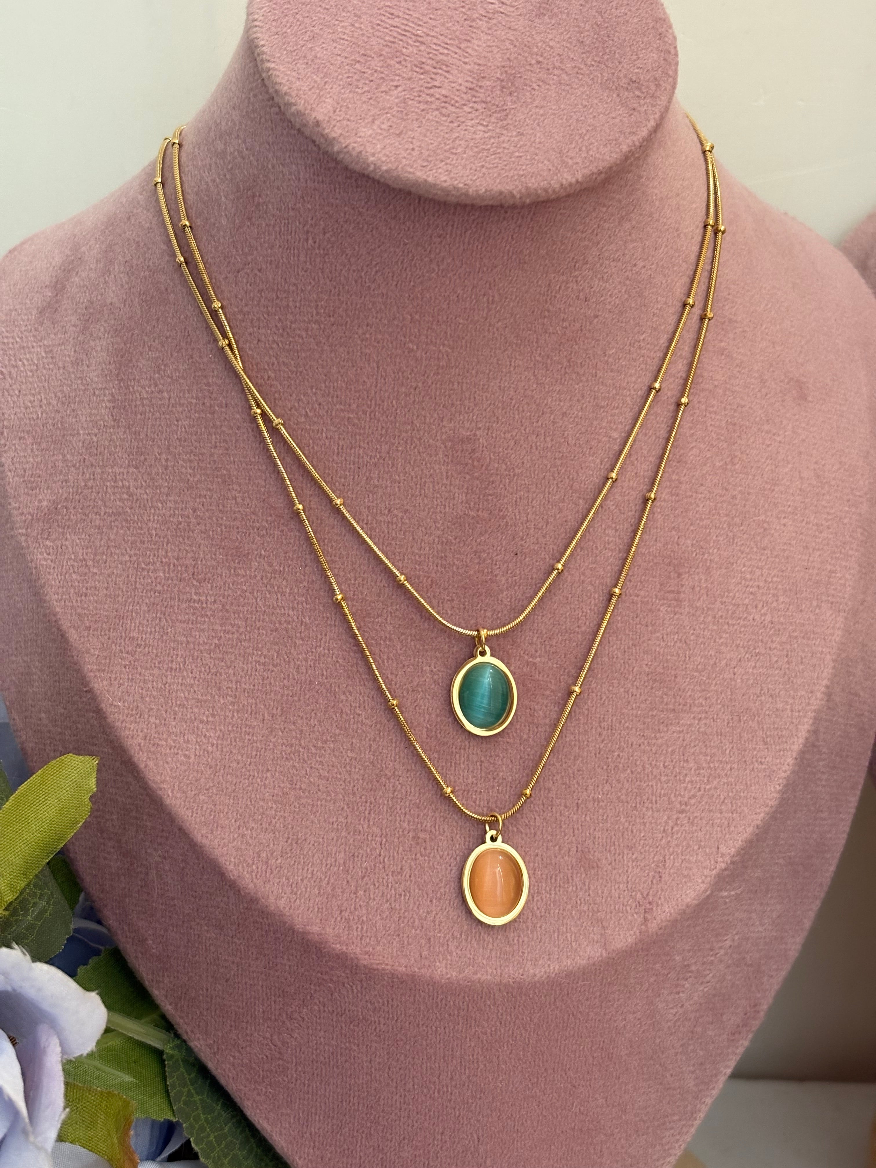 Oval necklace