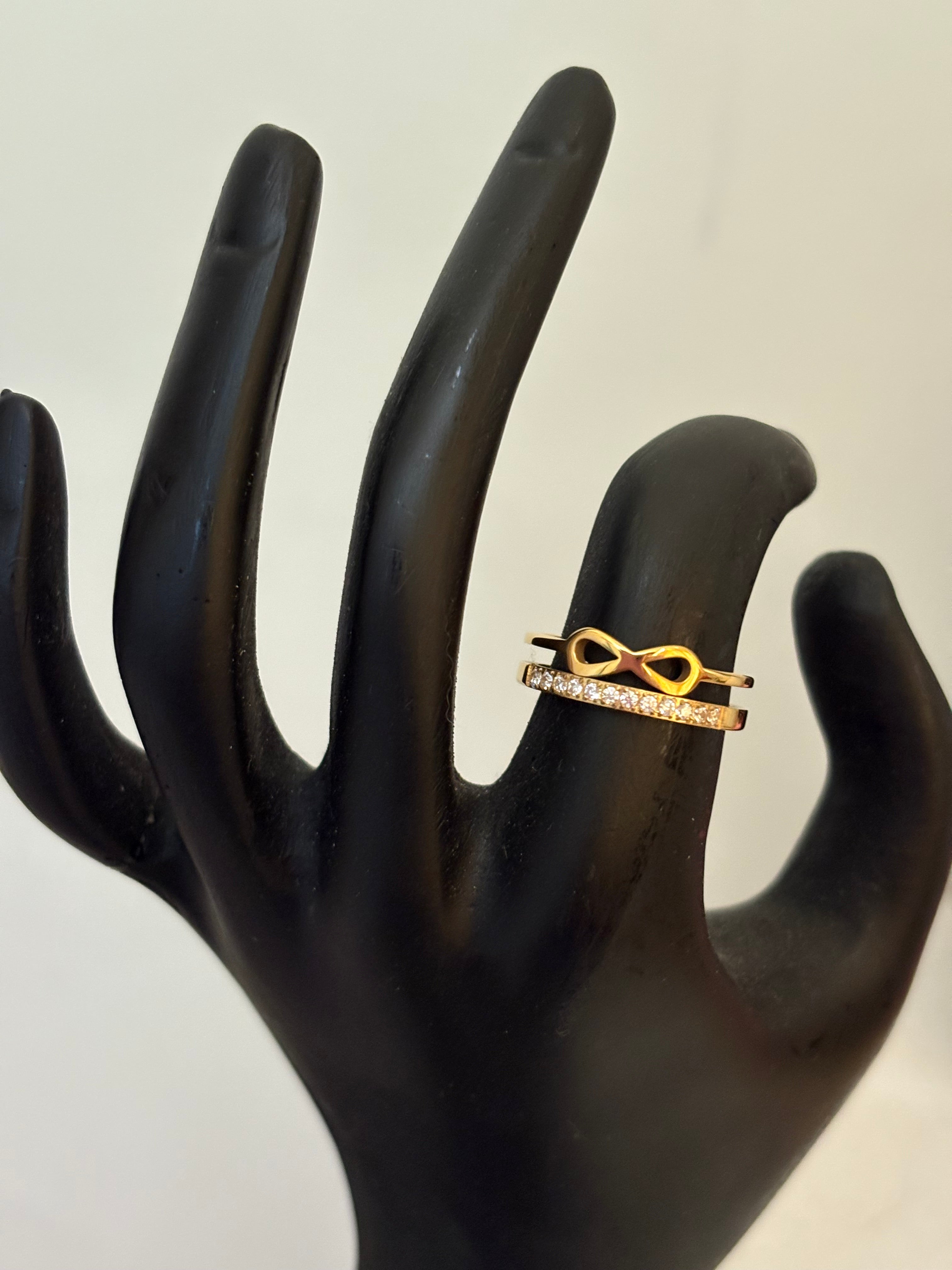Infinity double ring