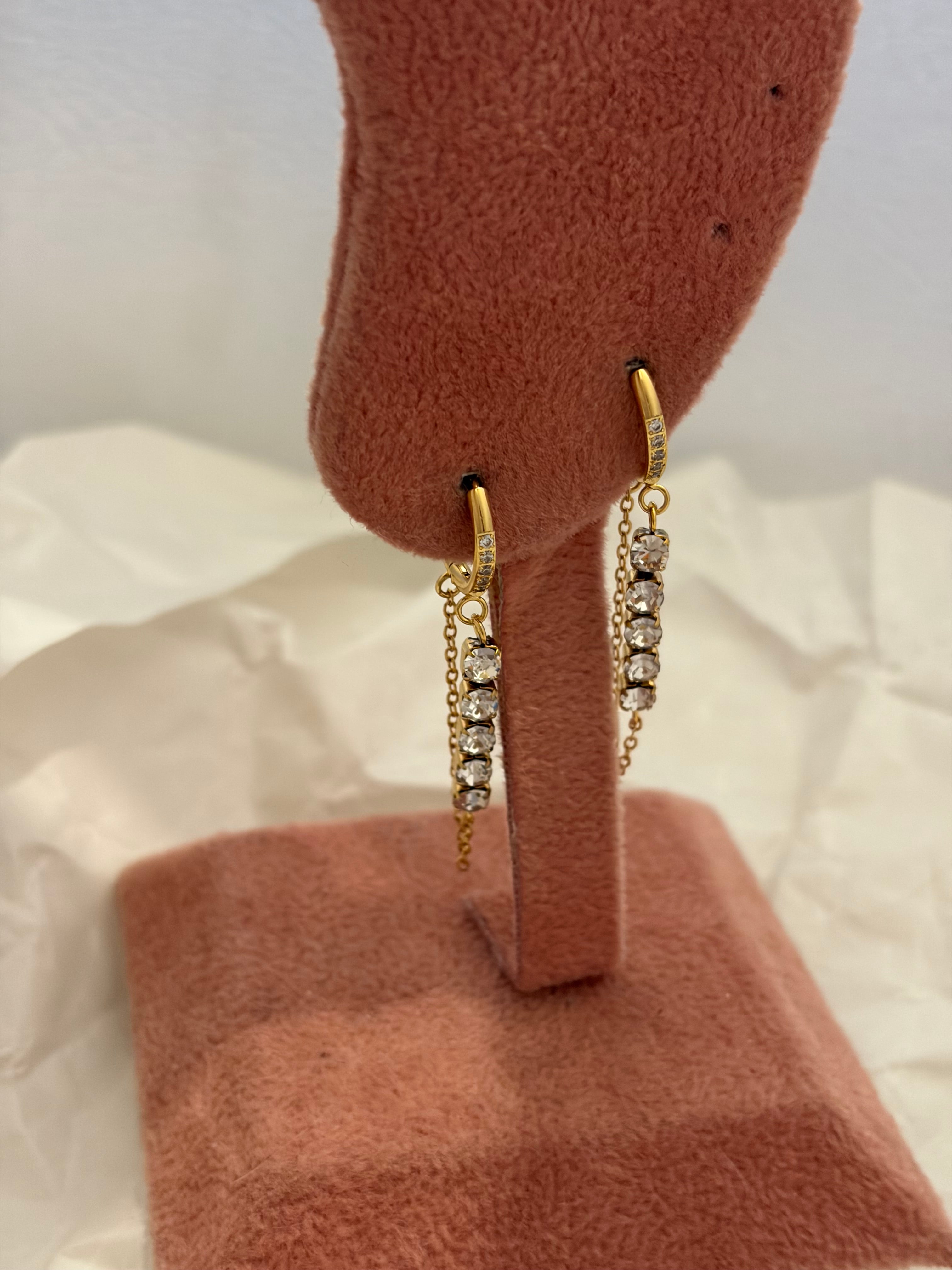 Chain earrings