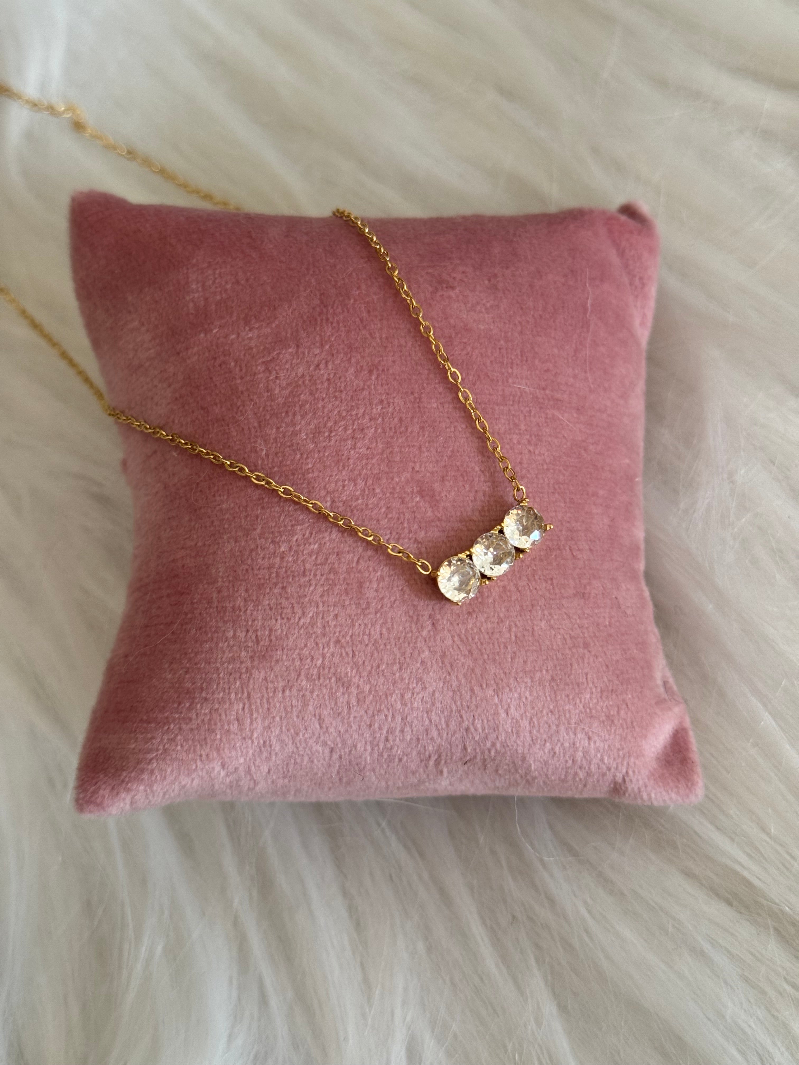 Baguette necklace