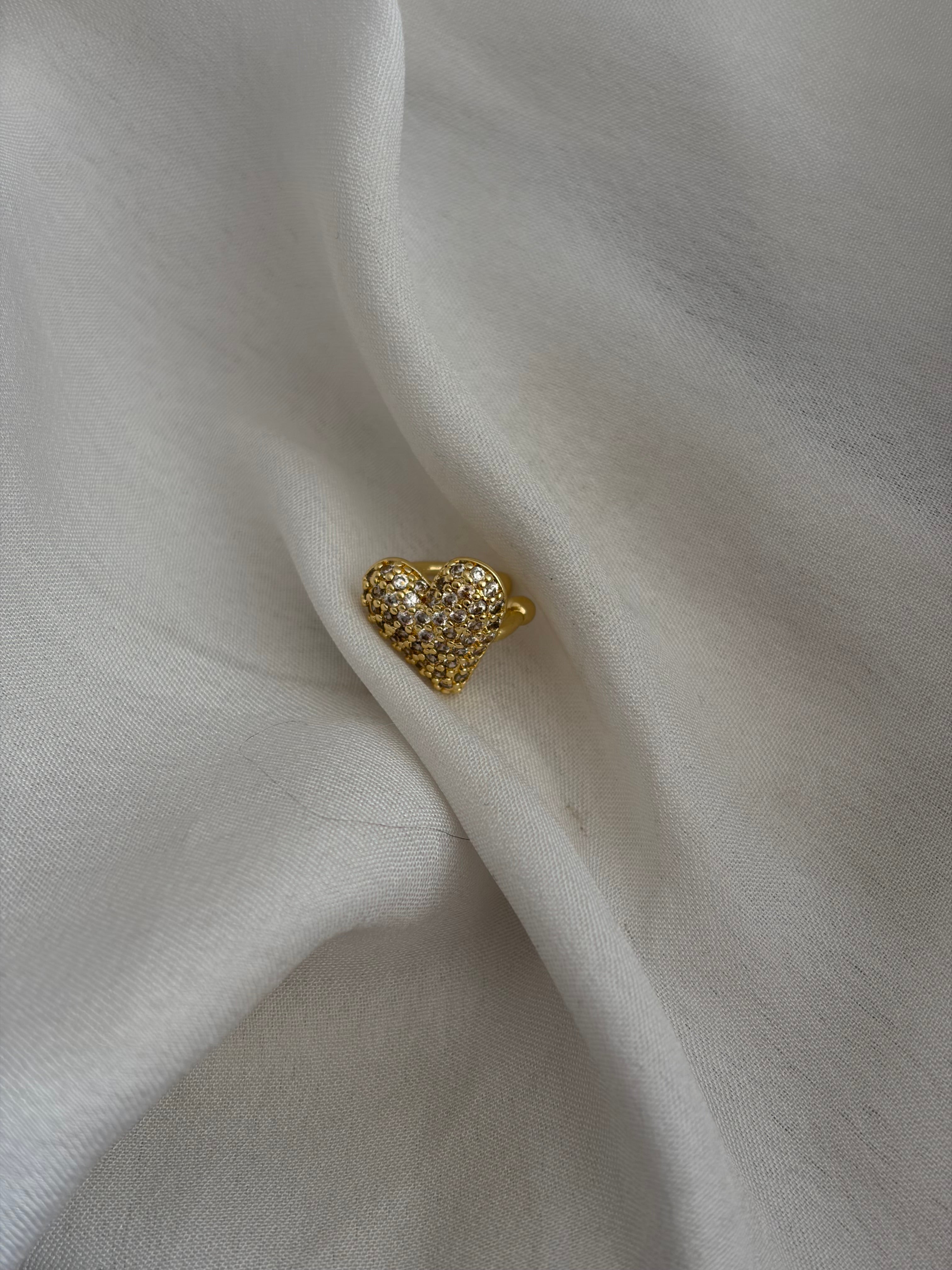 Heart earcuff (1pc)