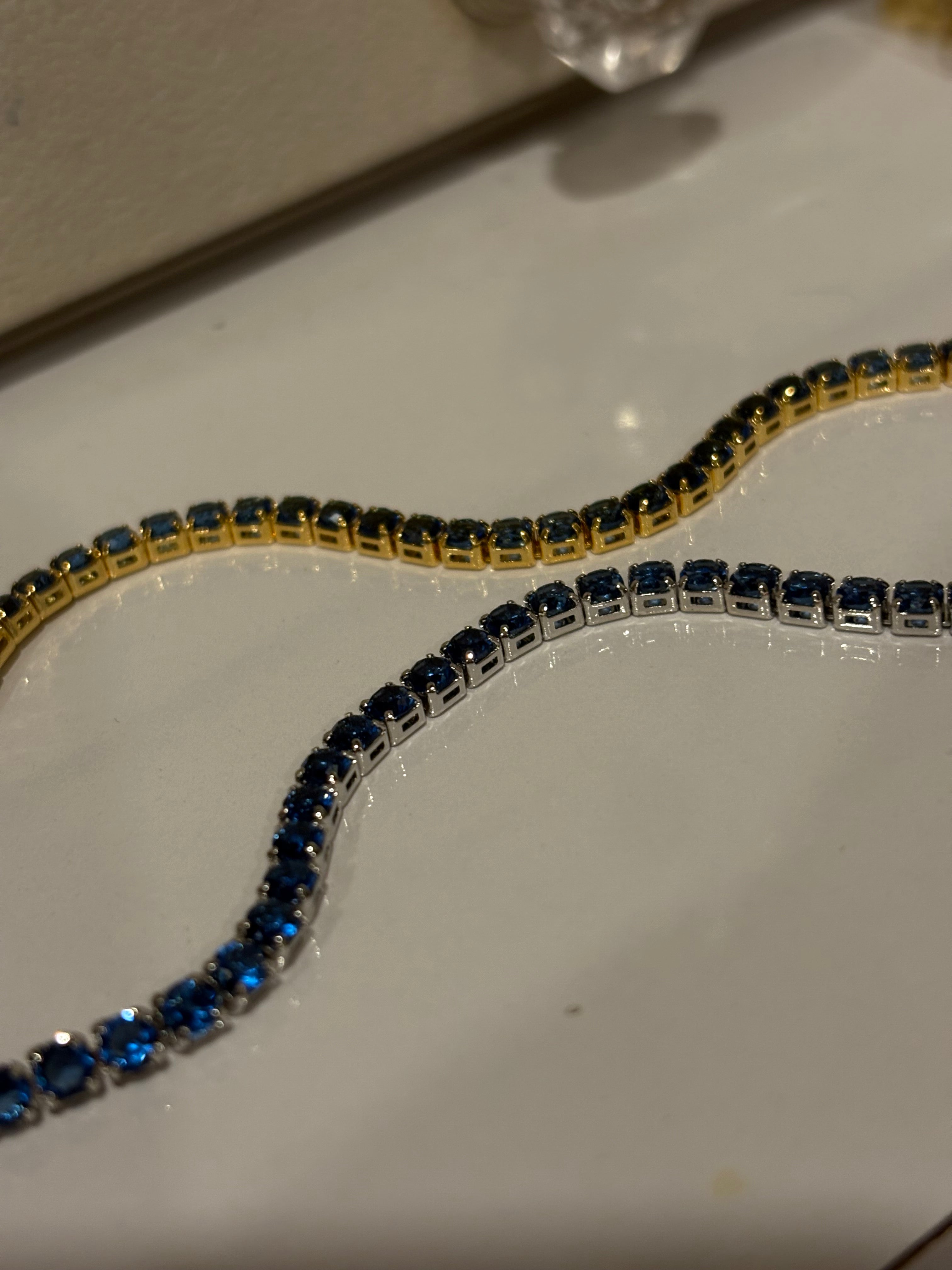 Vibe tennis bracelet(blue)