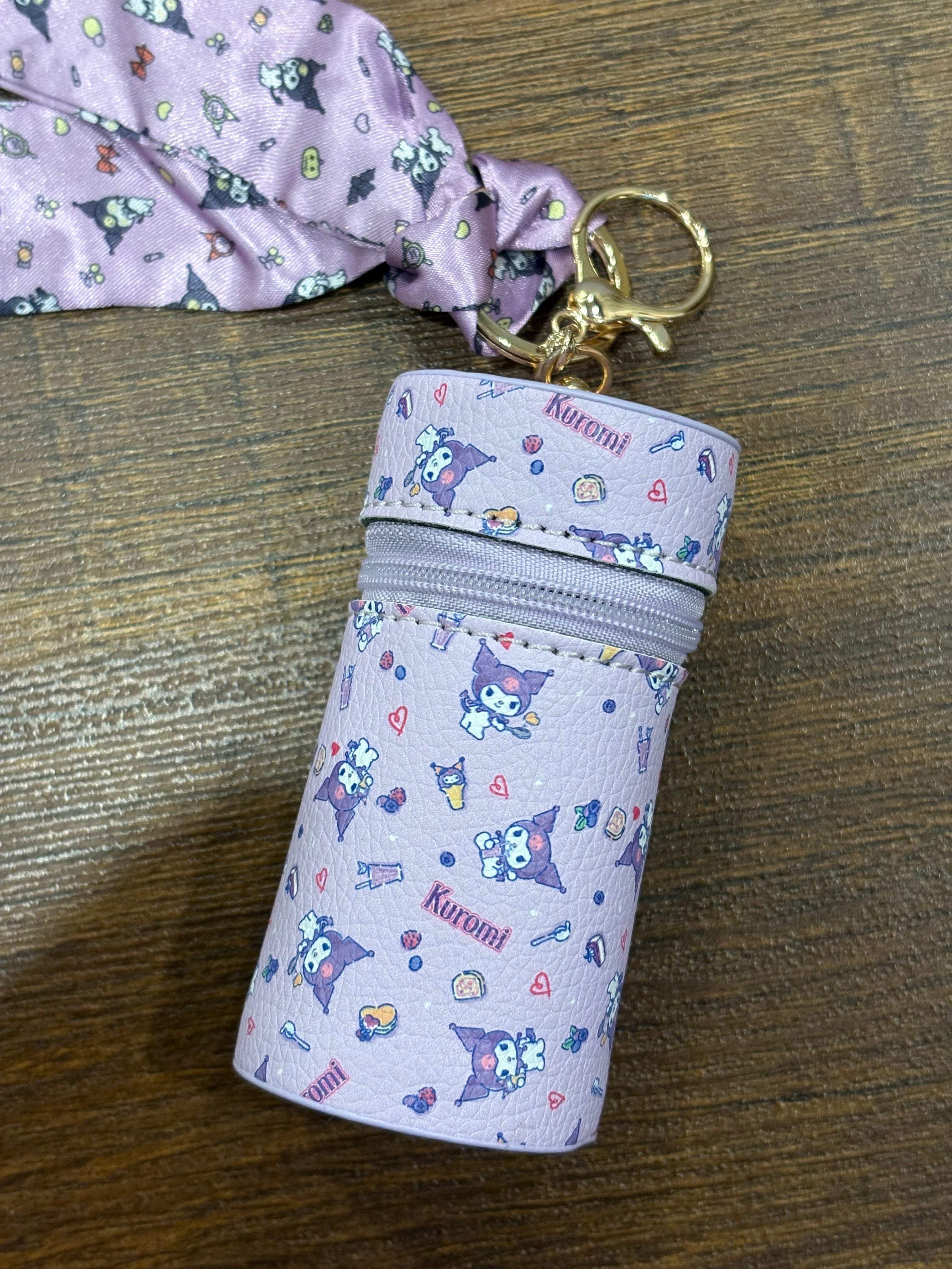 Kuromi lipstick holder/keychain