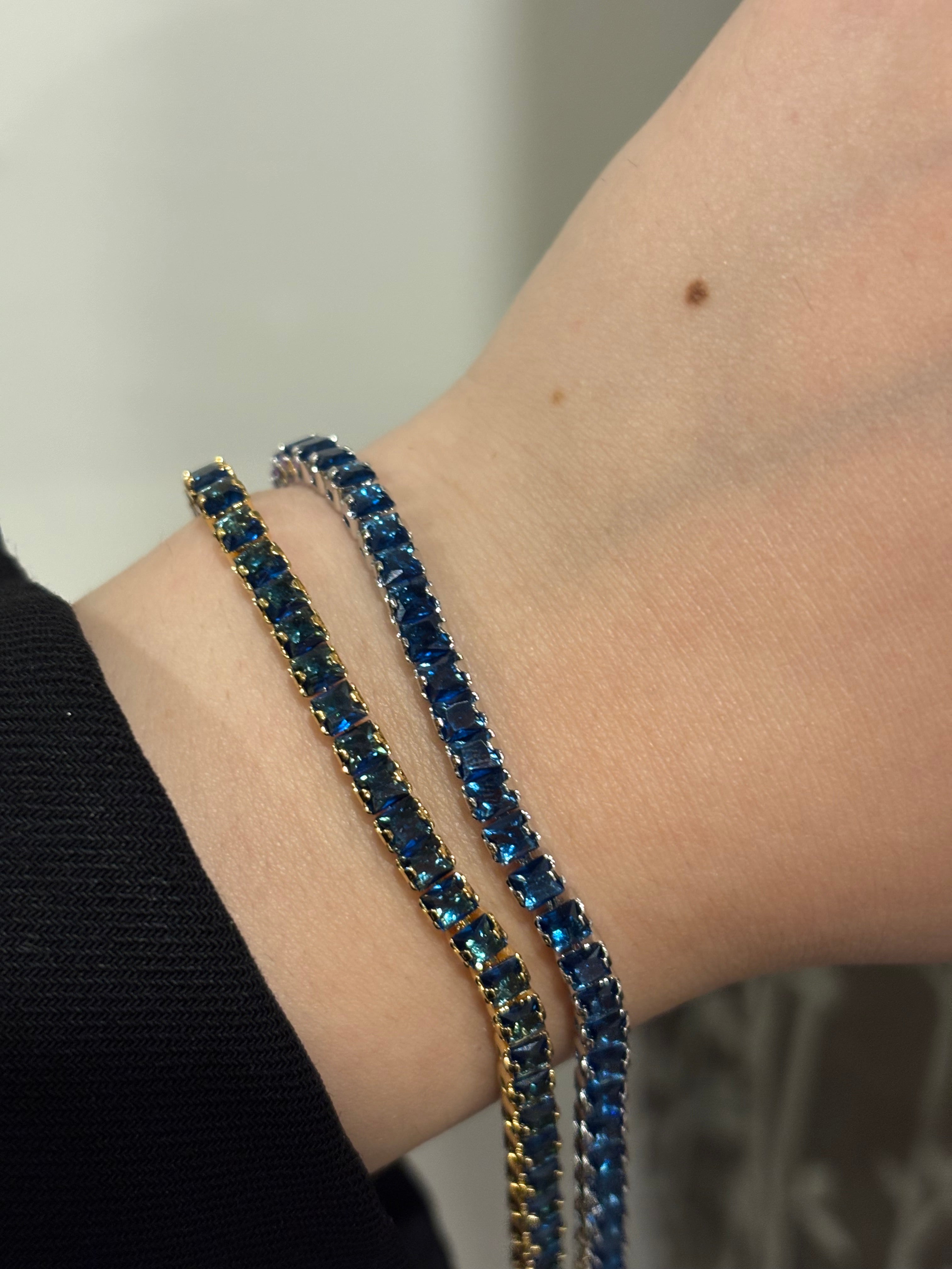 Vera tennis bracelet(blue)