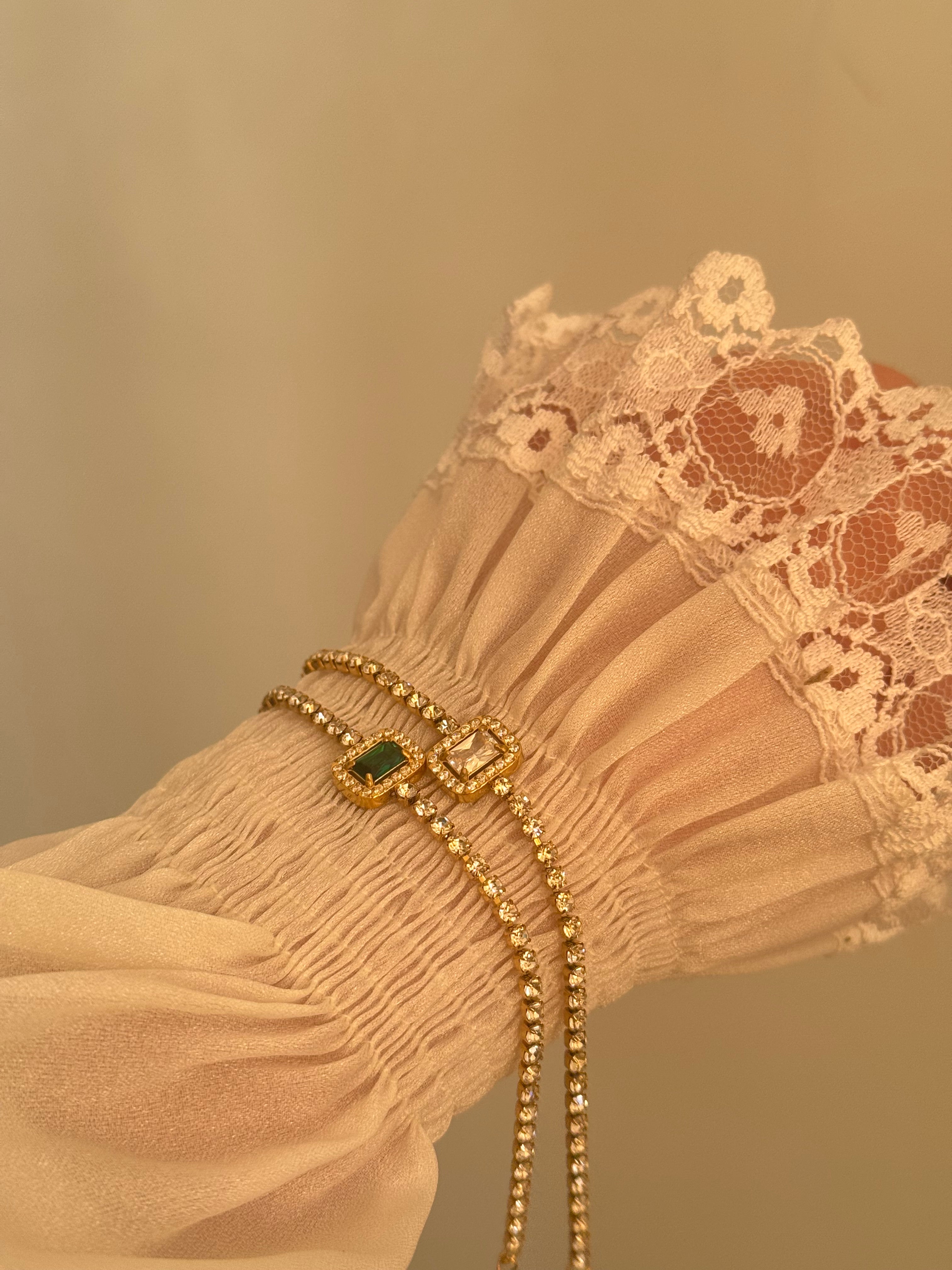 Census tennis bracelet