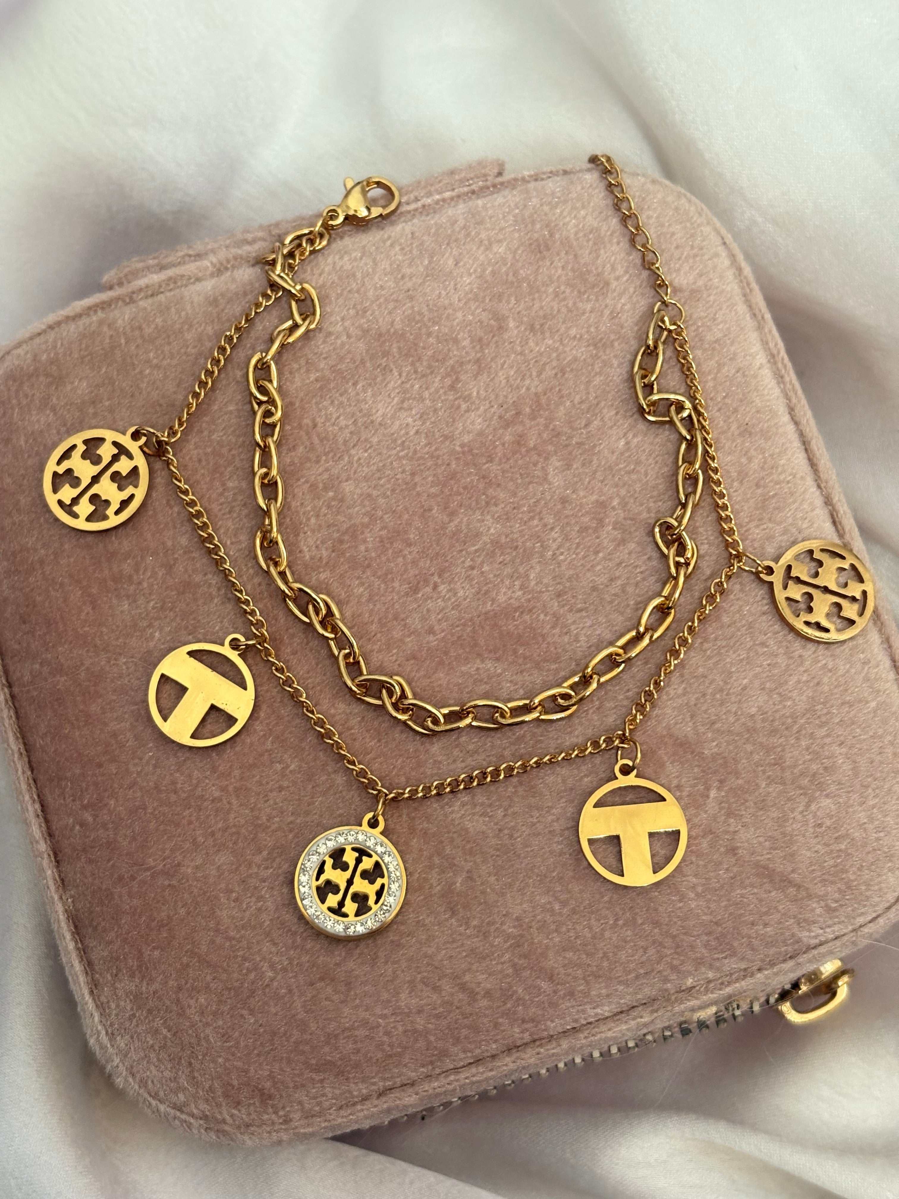 Tory layered bracelet