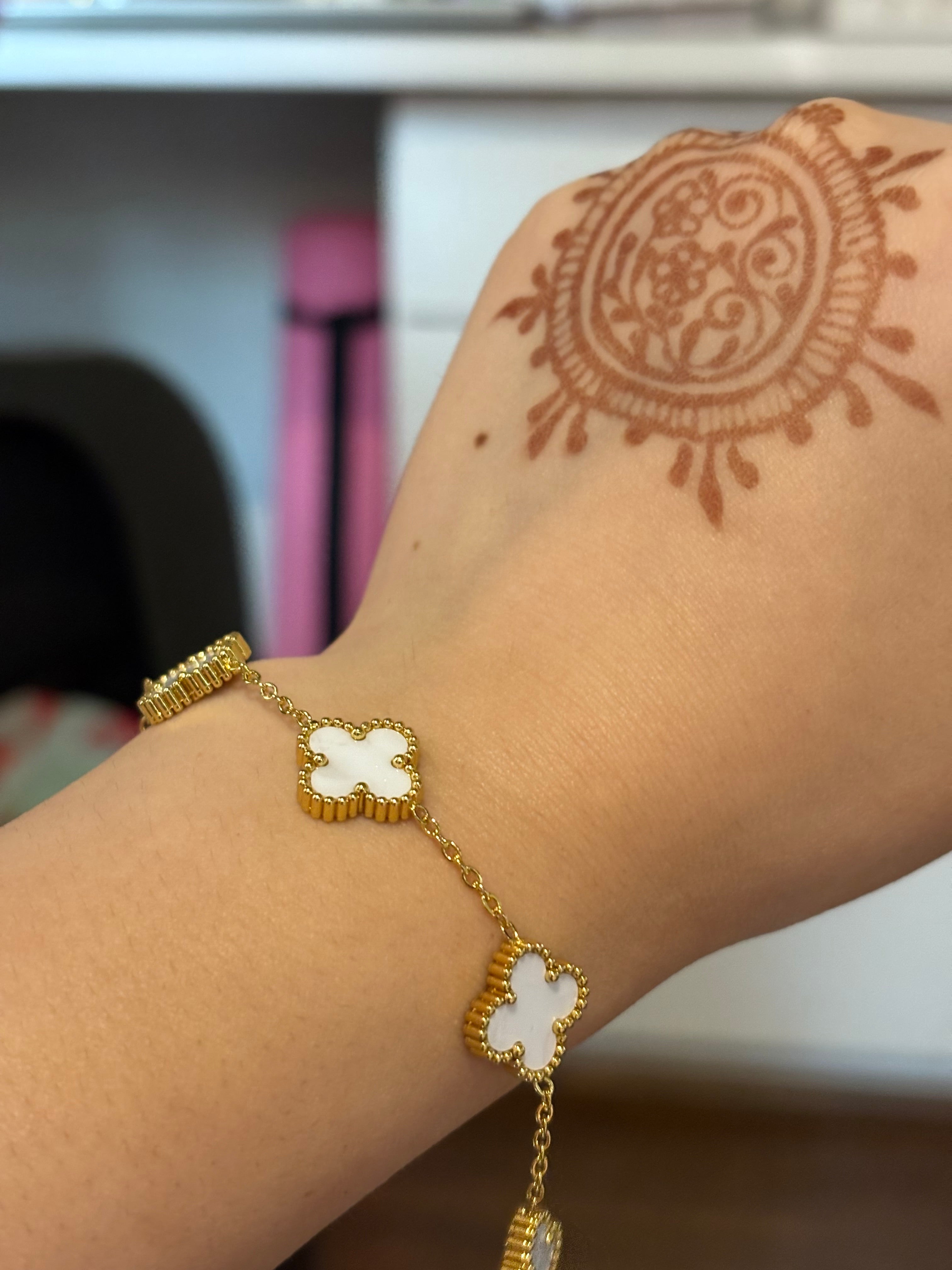 Clover bracelet (reversible)