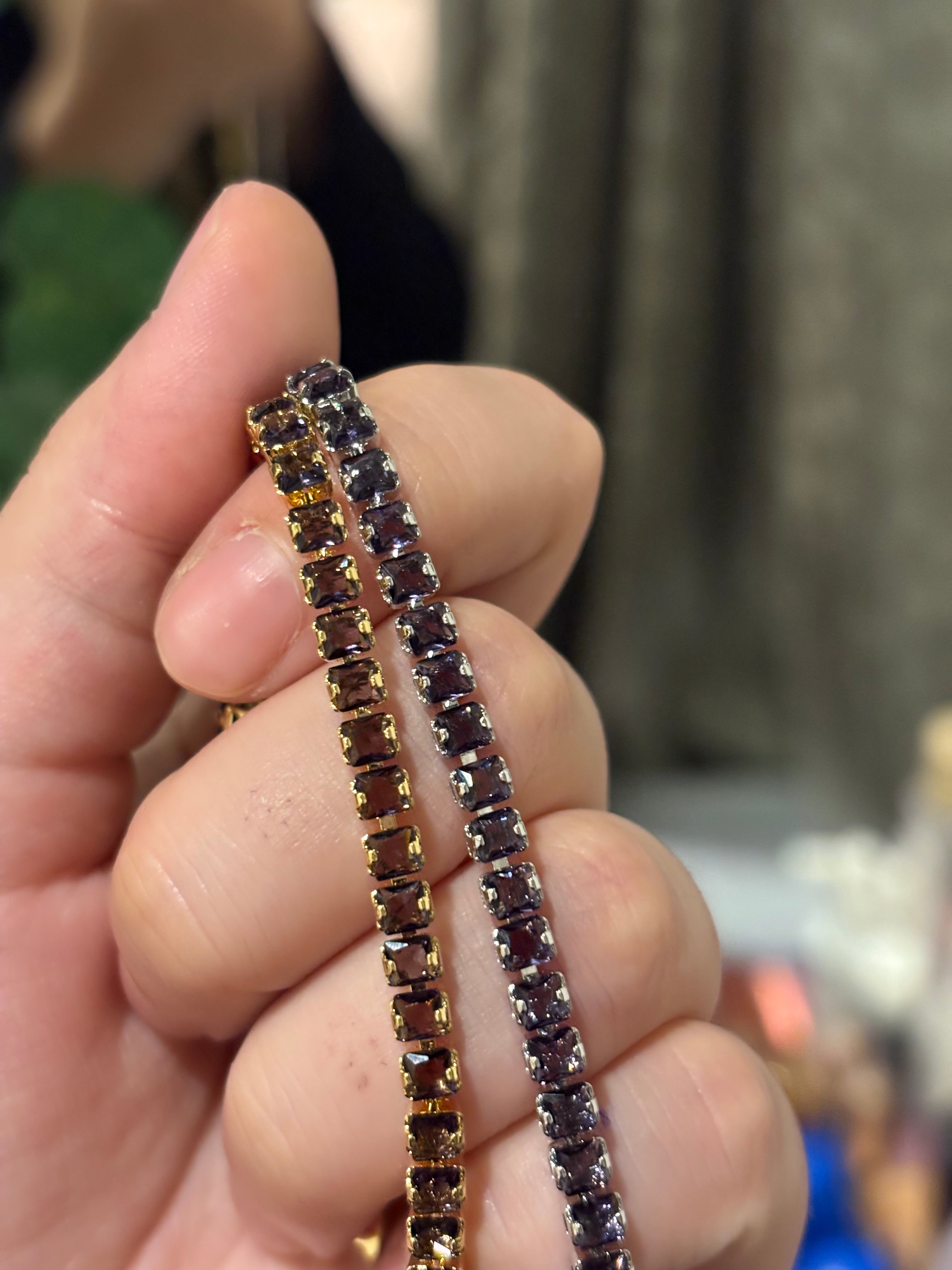 Vera tennis bracelet(purple)