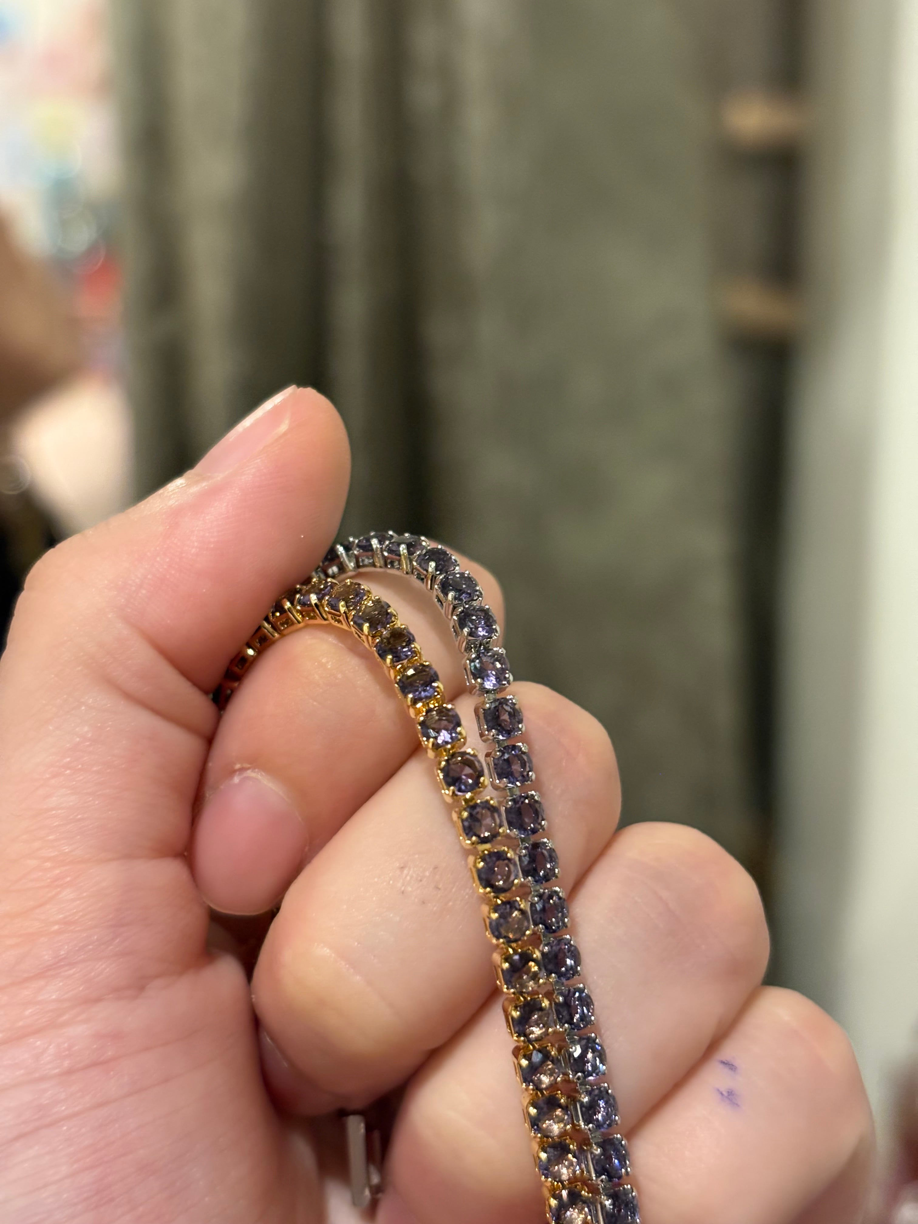 Vibe tennis bracelet(purple )