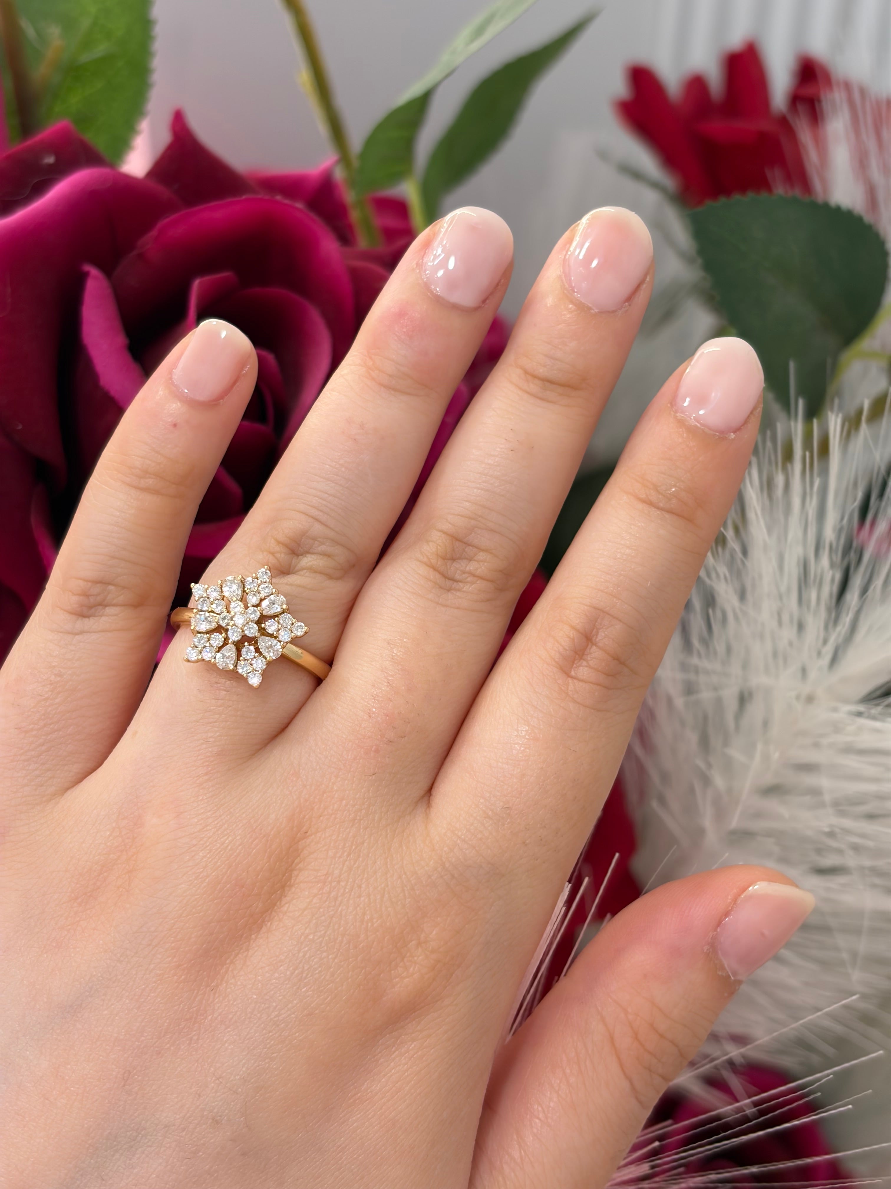Snowflake ring