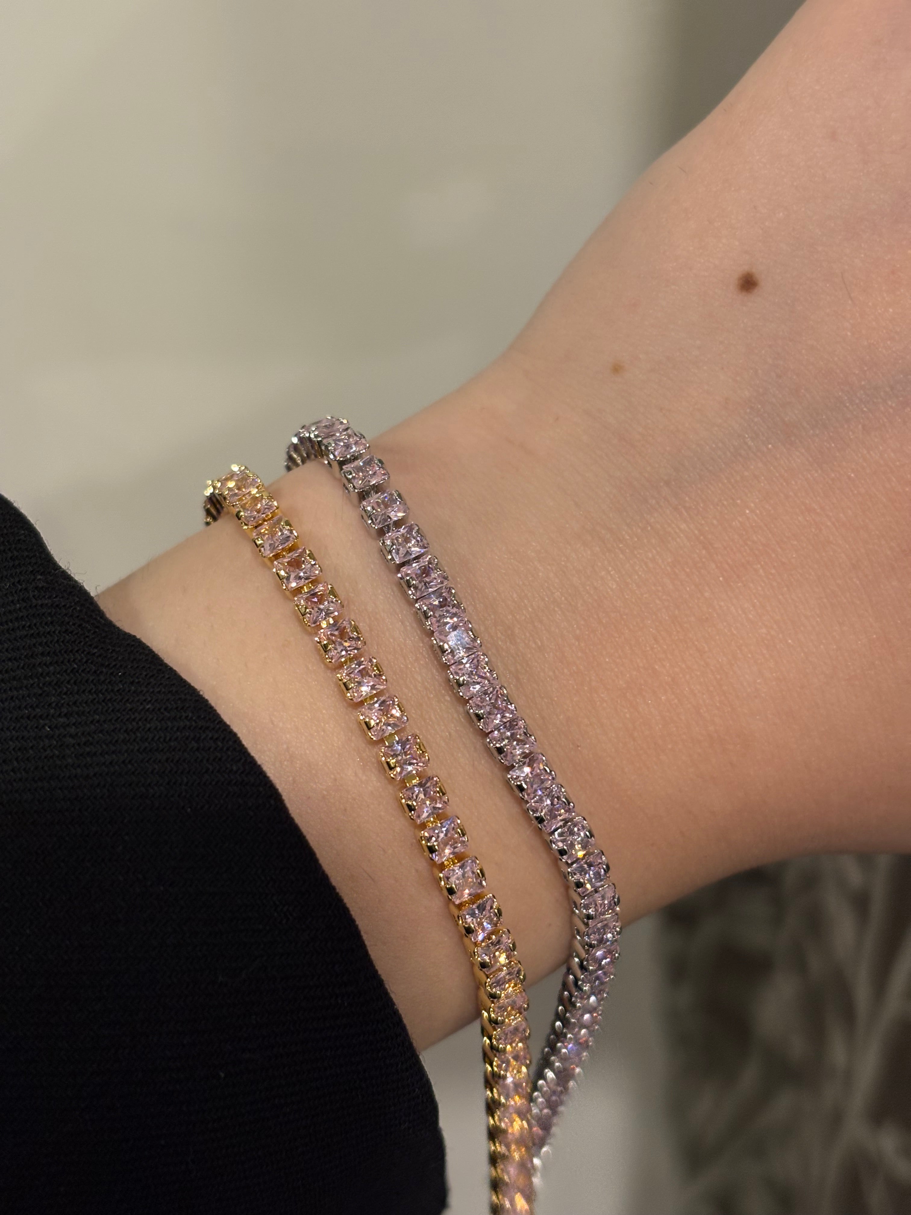 Vera tennis bracelet(pink)