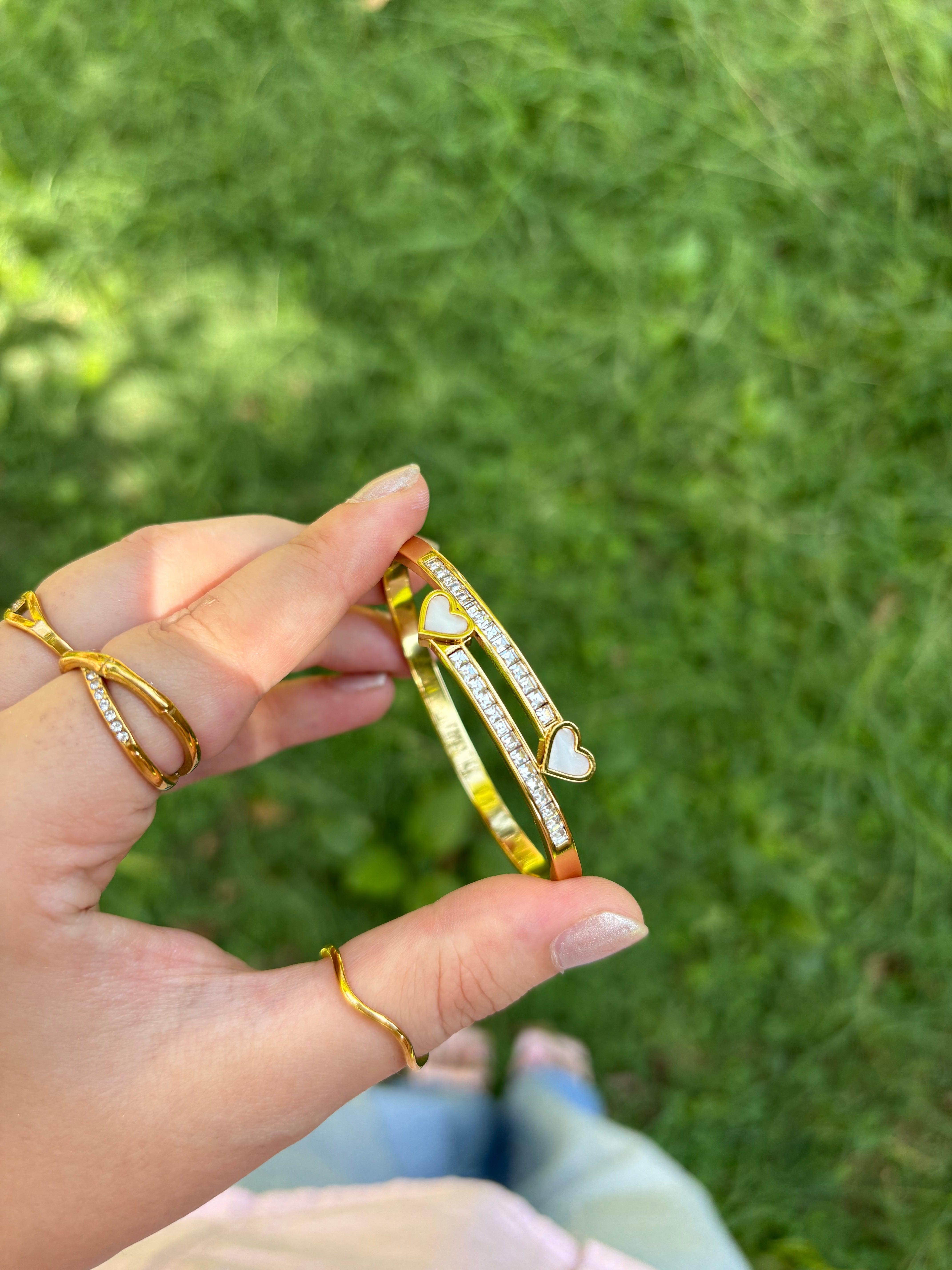 Heart bracelet (baby size)