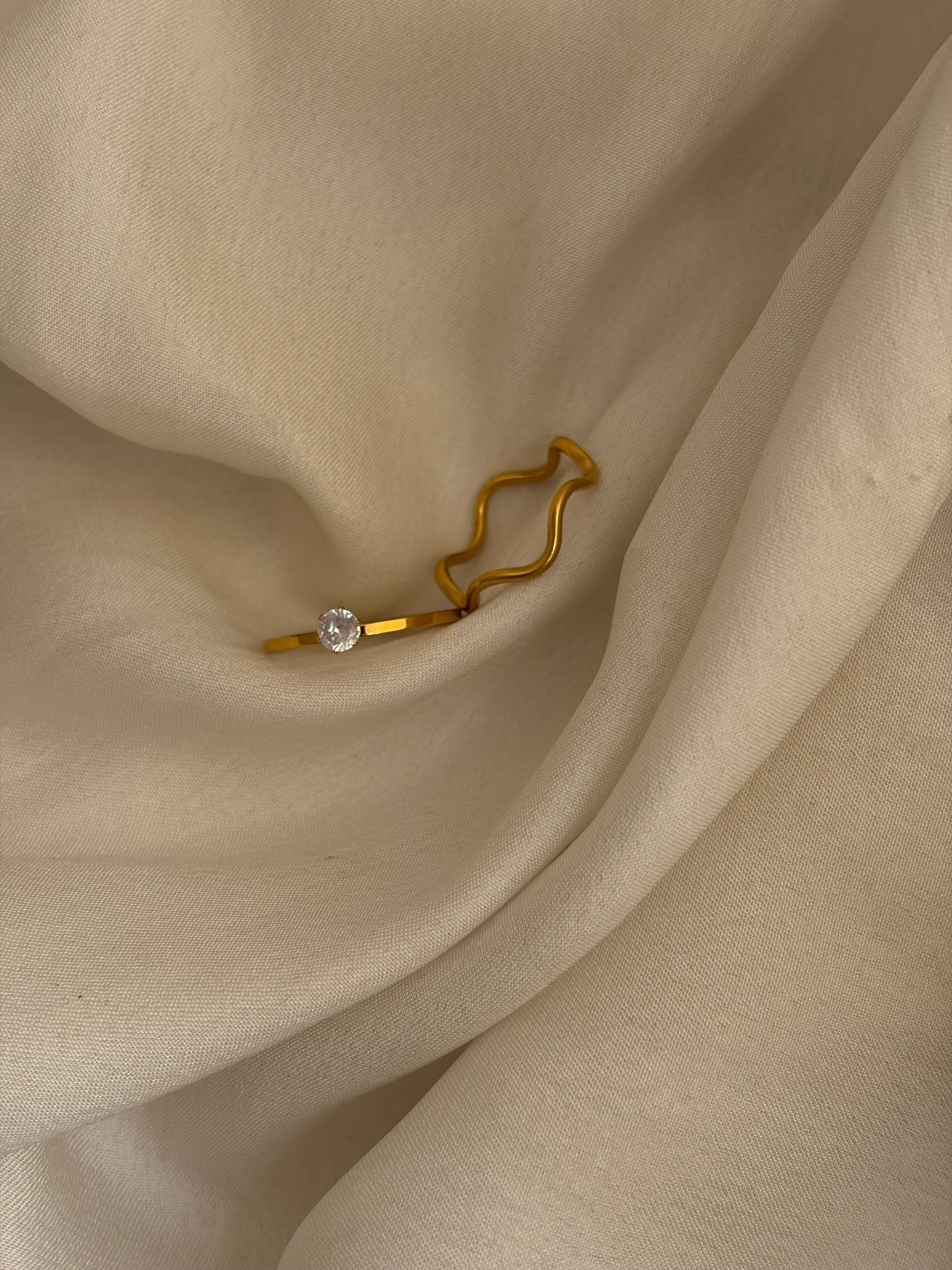 Wave ring set