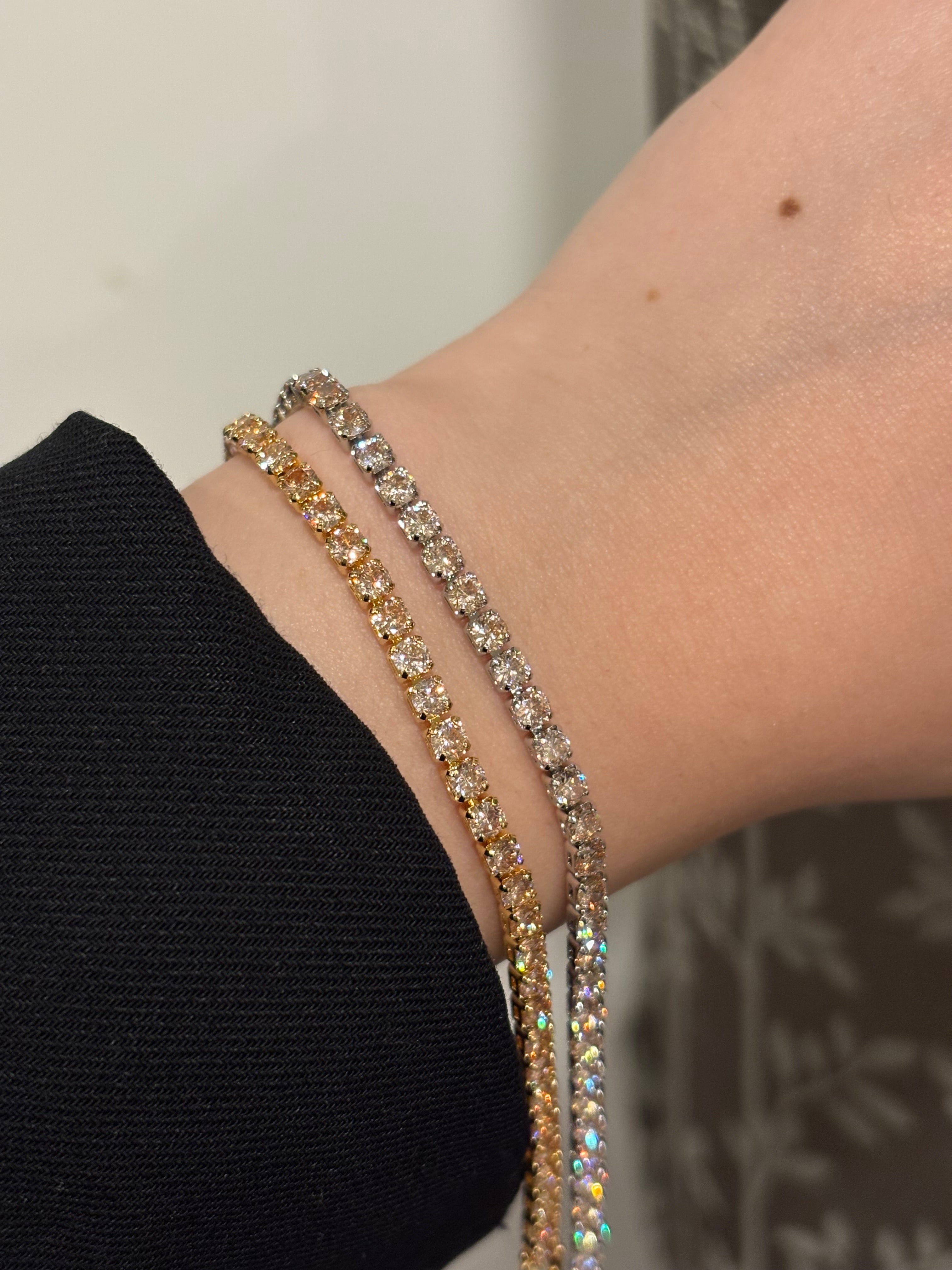 Vibe tennis bracelet(yellow)