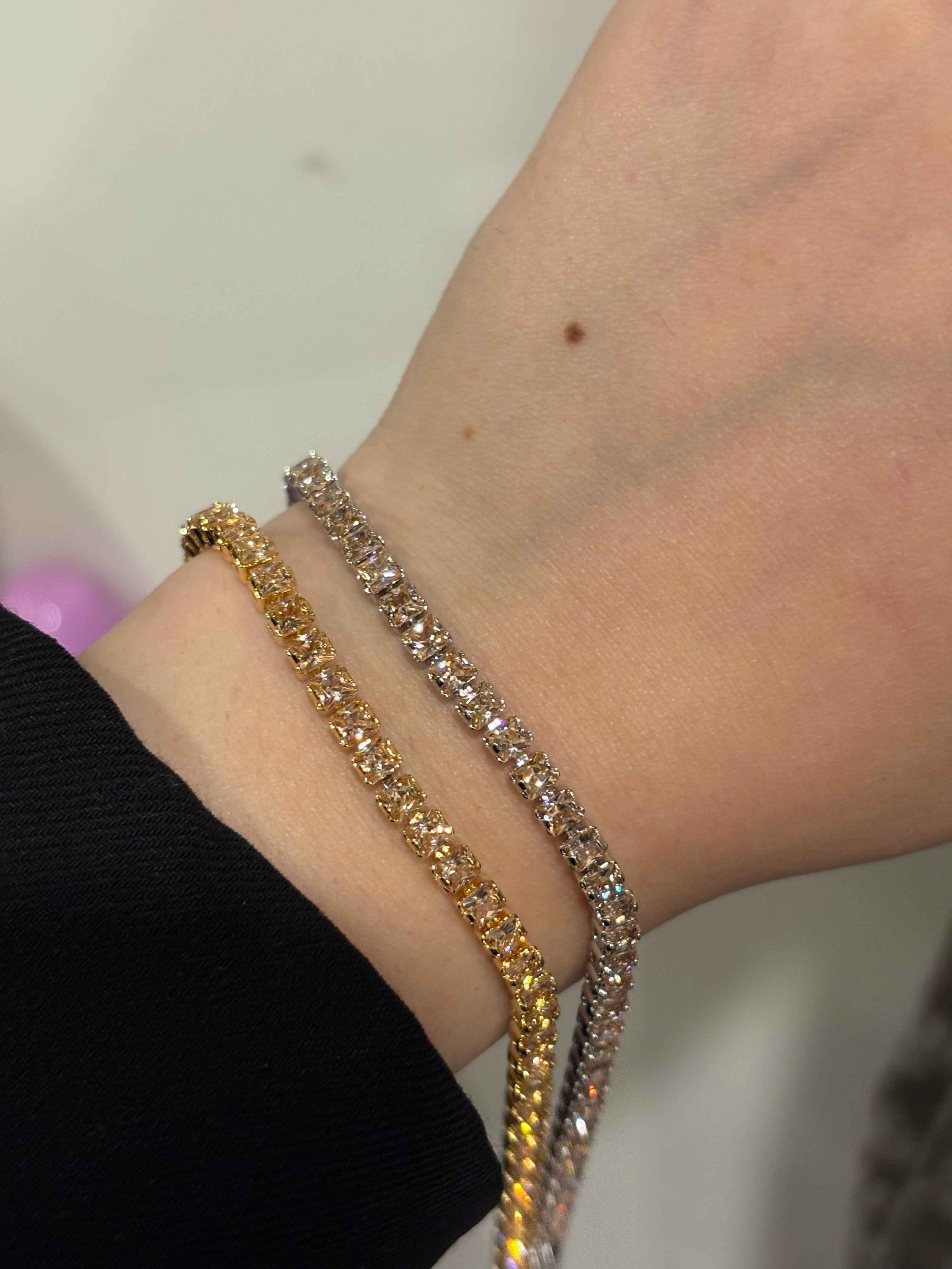 Vera tennis bracelet(yellow)