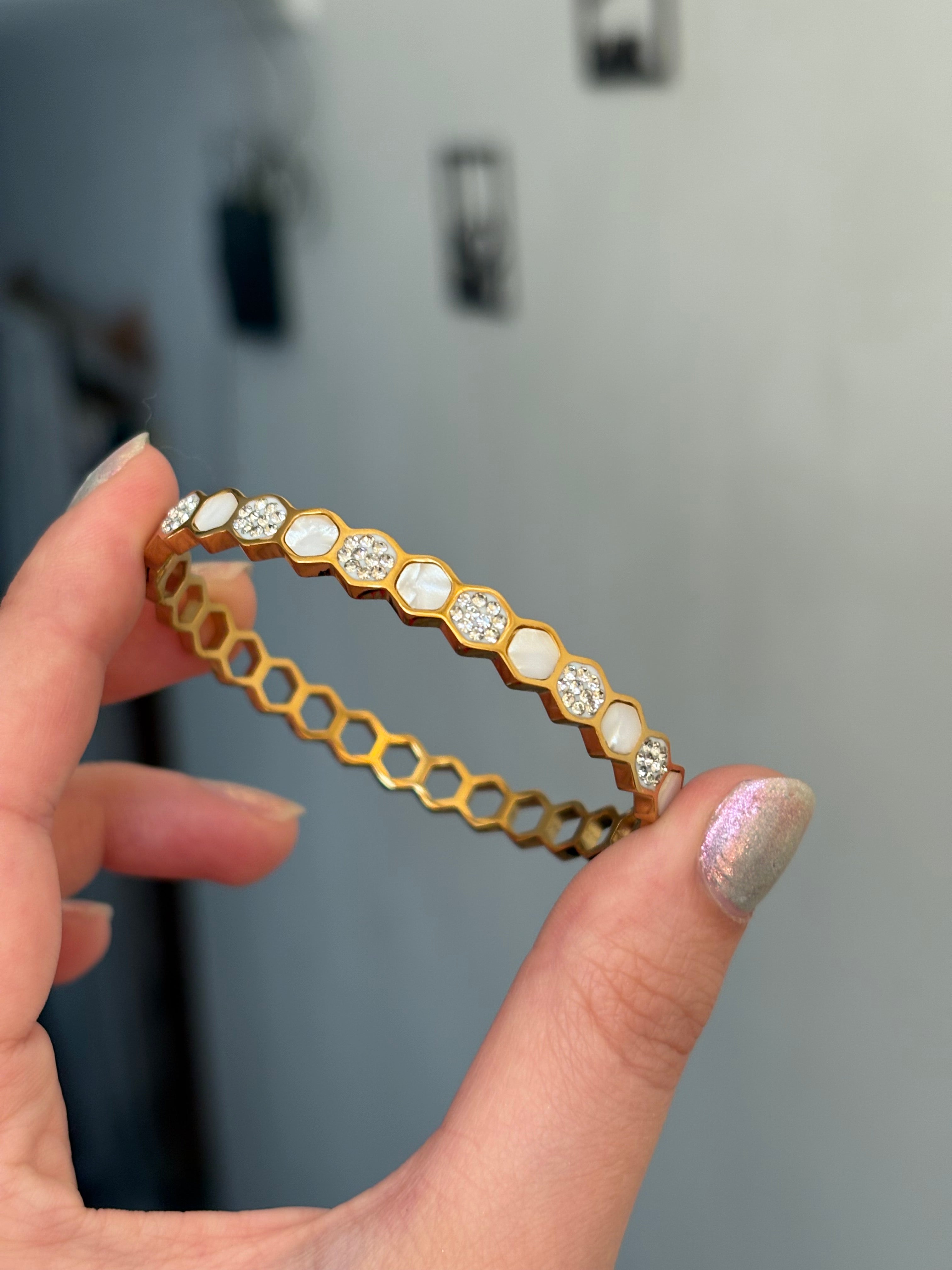 Honeycomb bracelet (baby size)