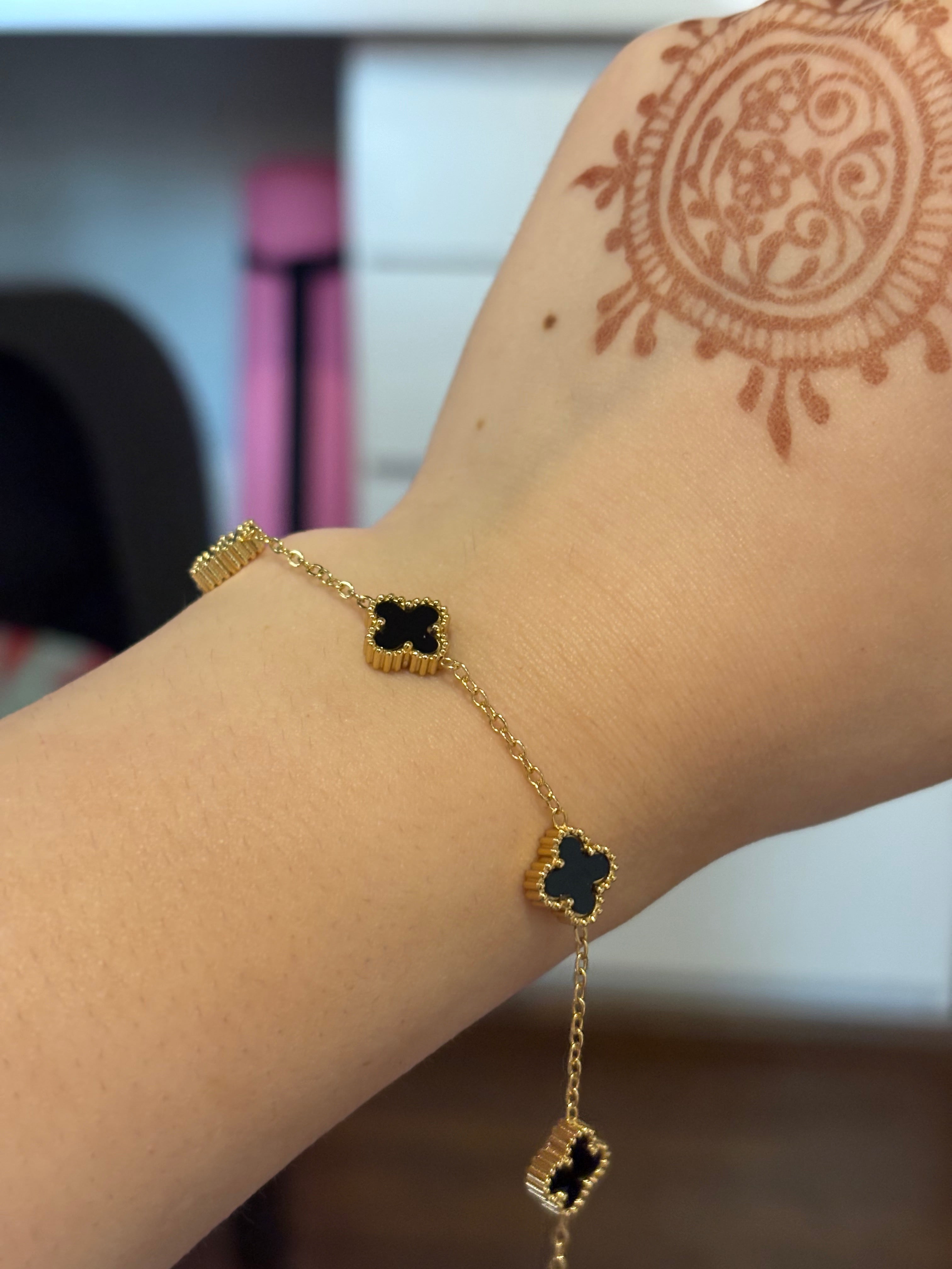 Mini clover bracelet (reversible)