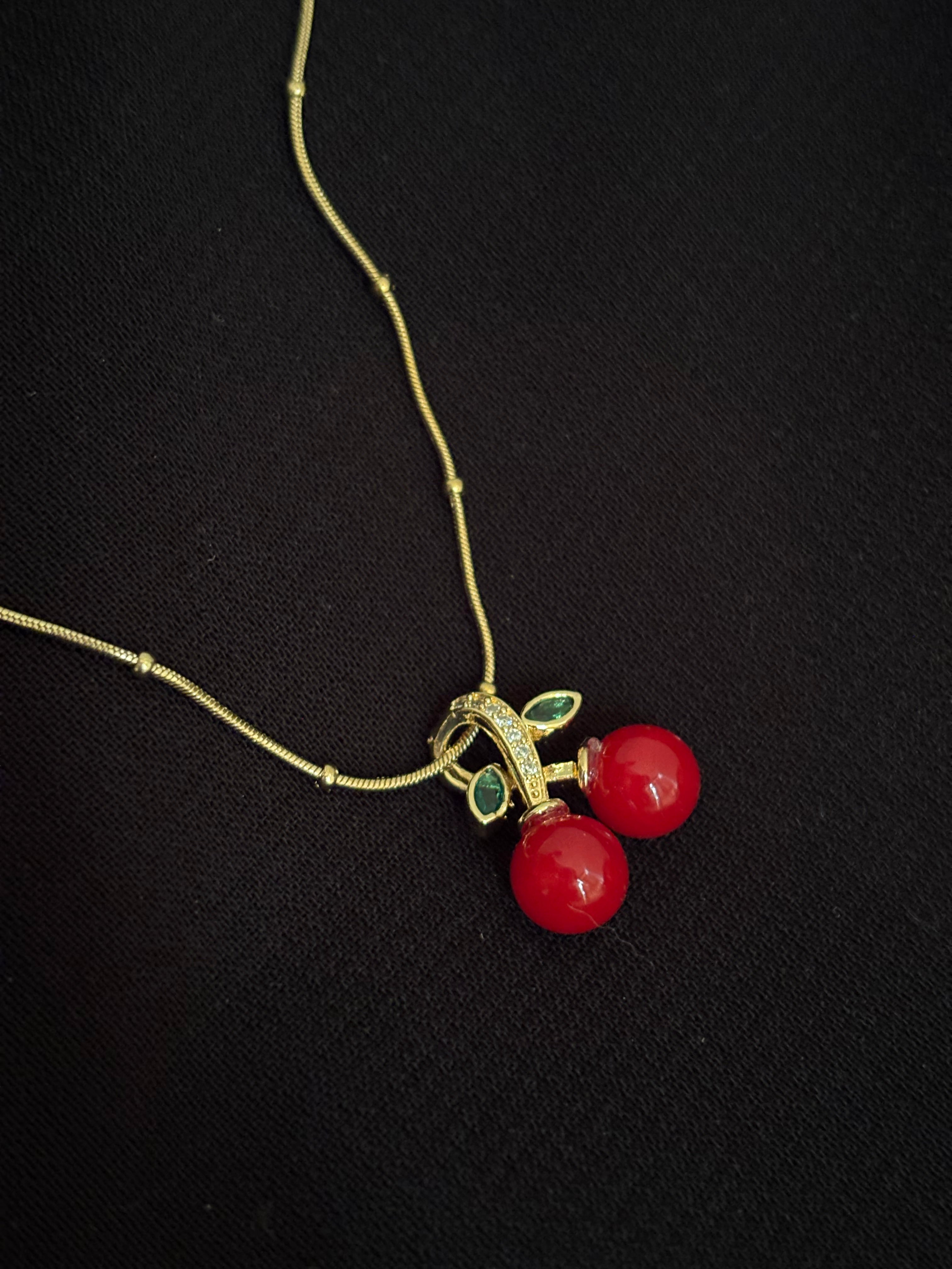 Cherry necklace