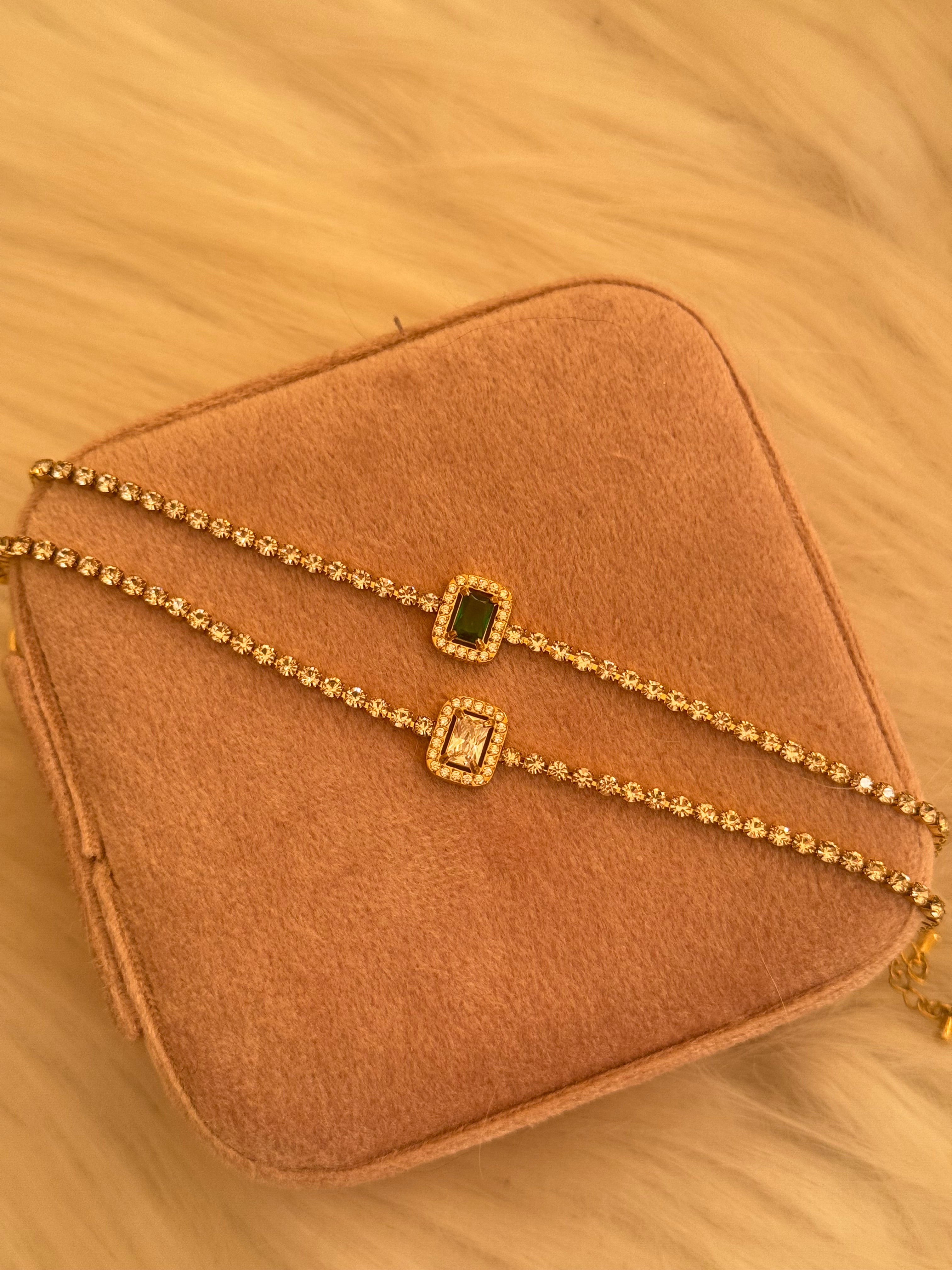 Census tennis bracelet