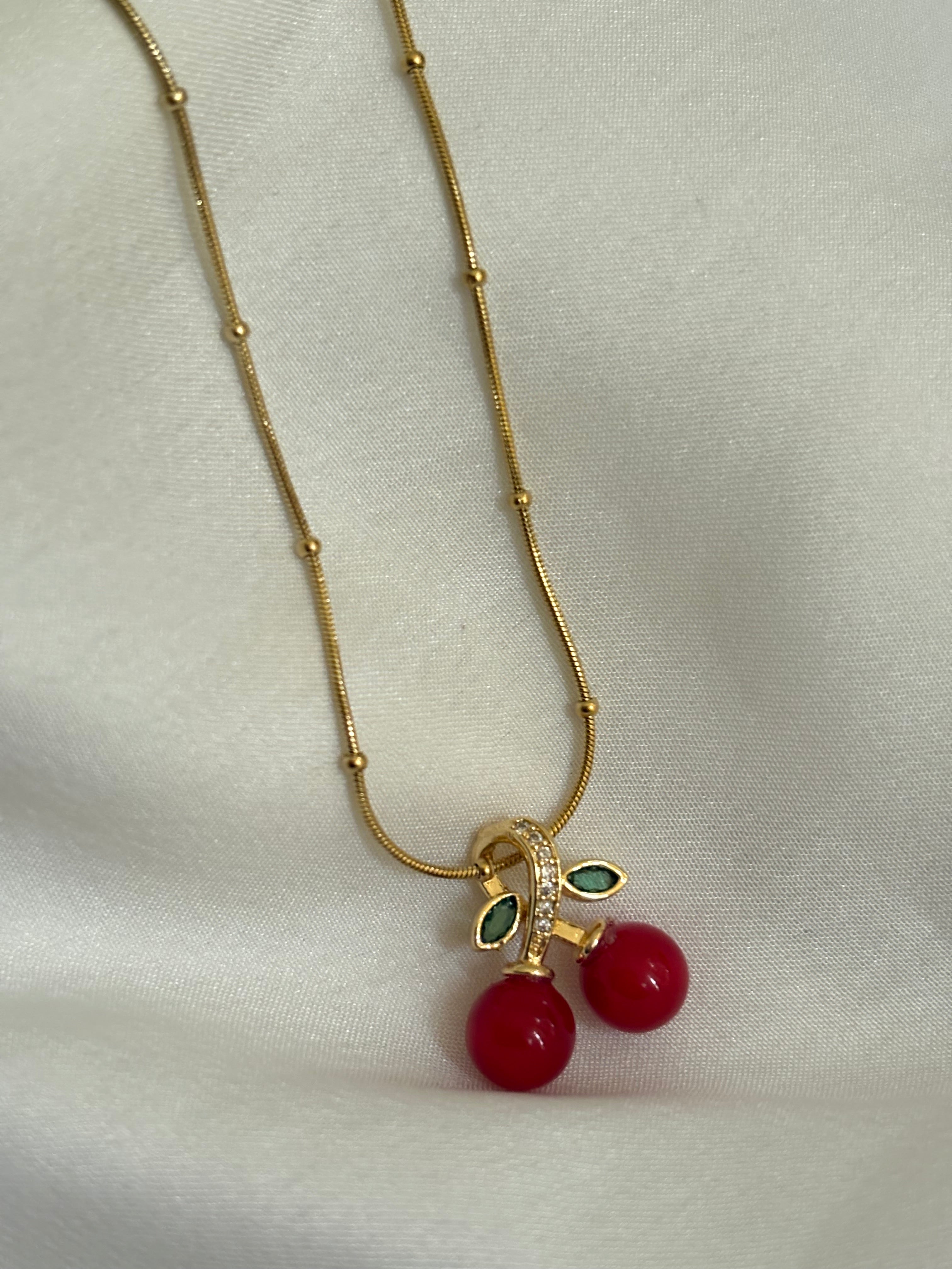 Cherry necklace