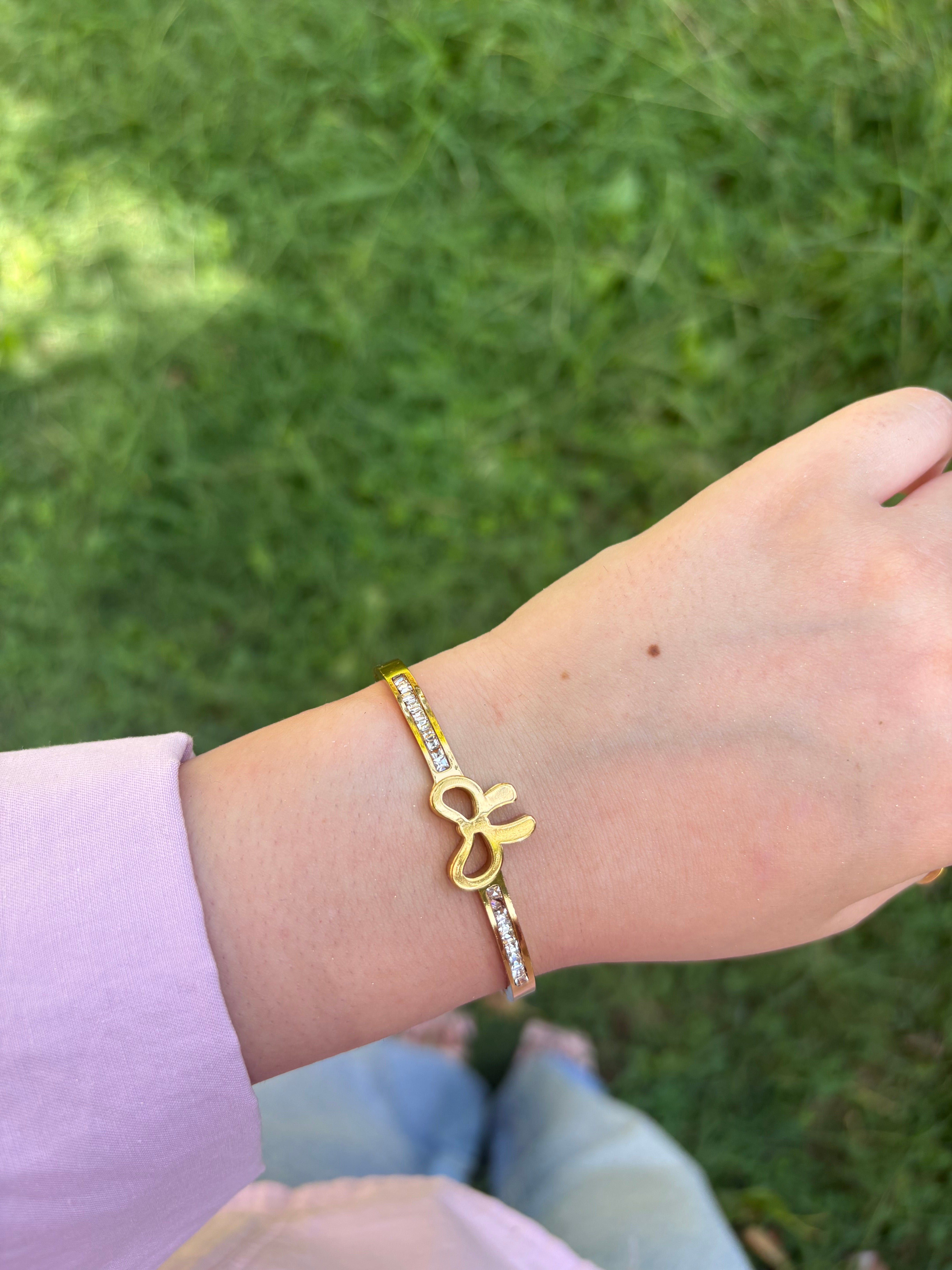 Bow bracelet (baby size)