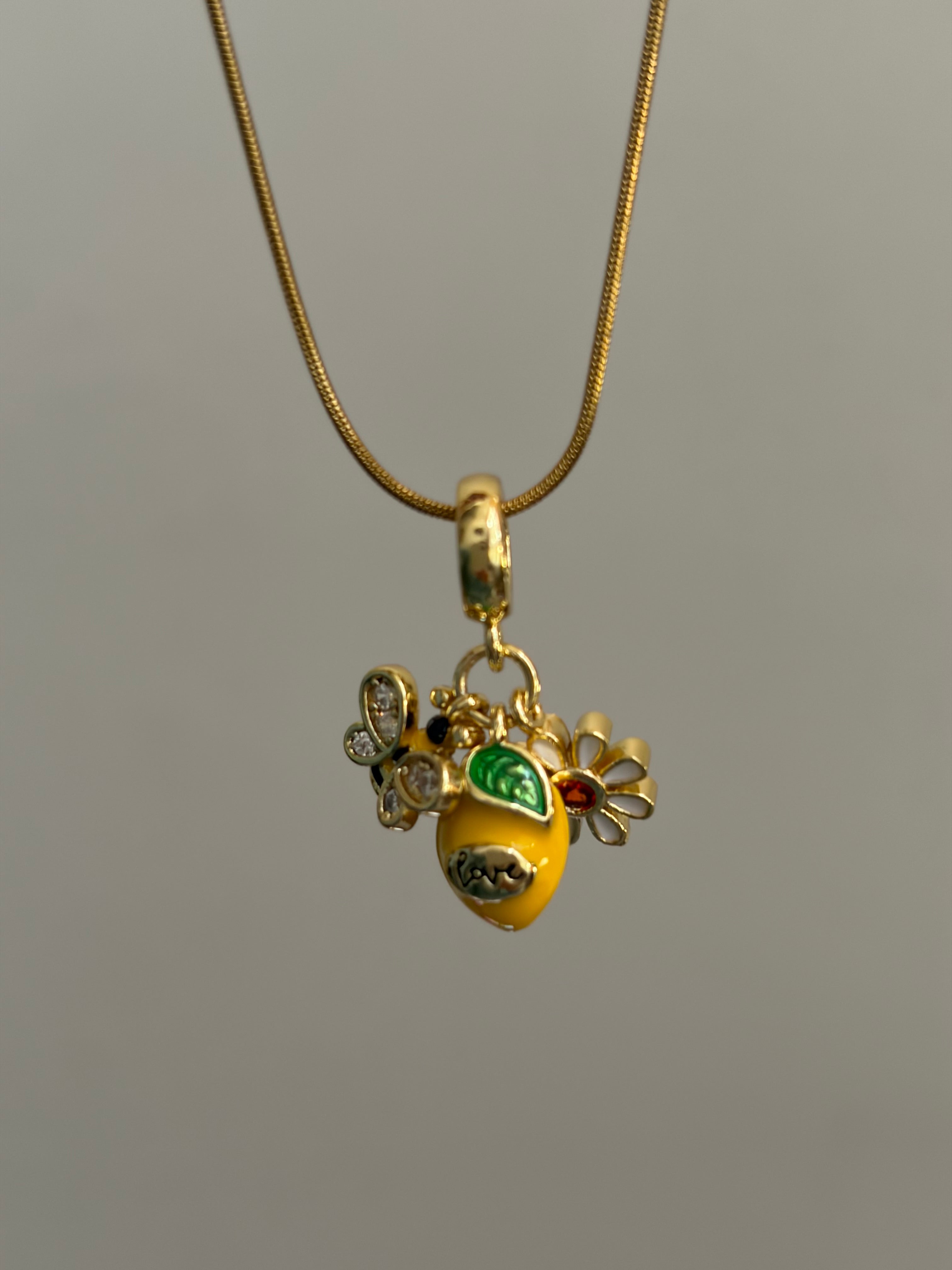 Lemon necklace