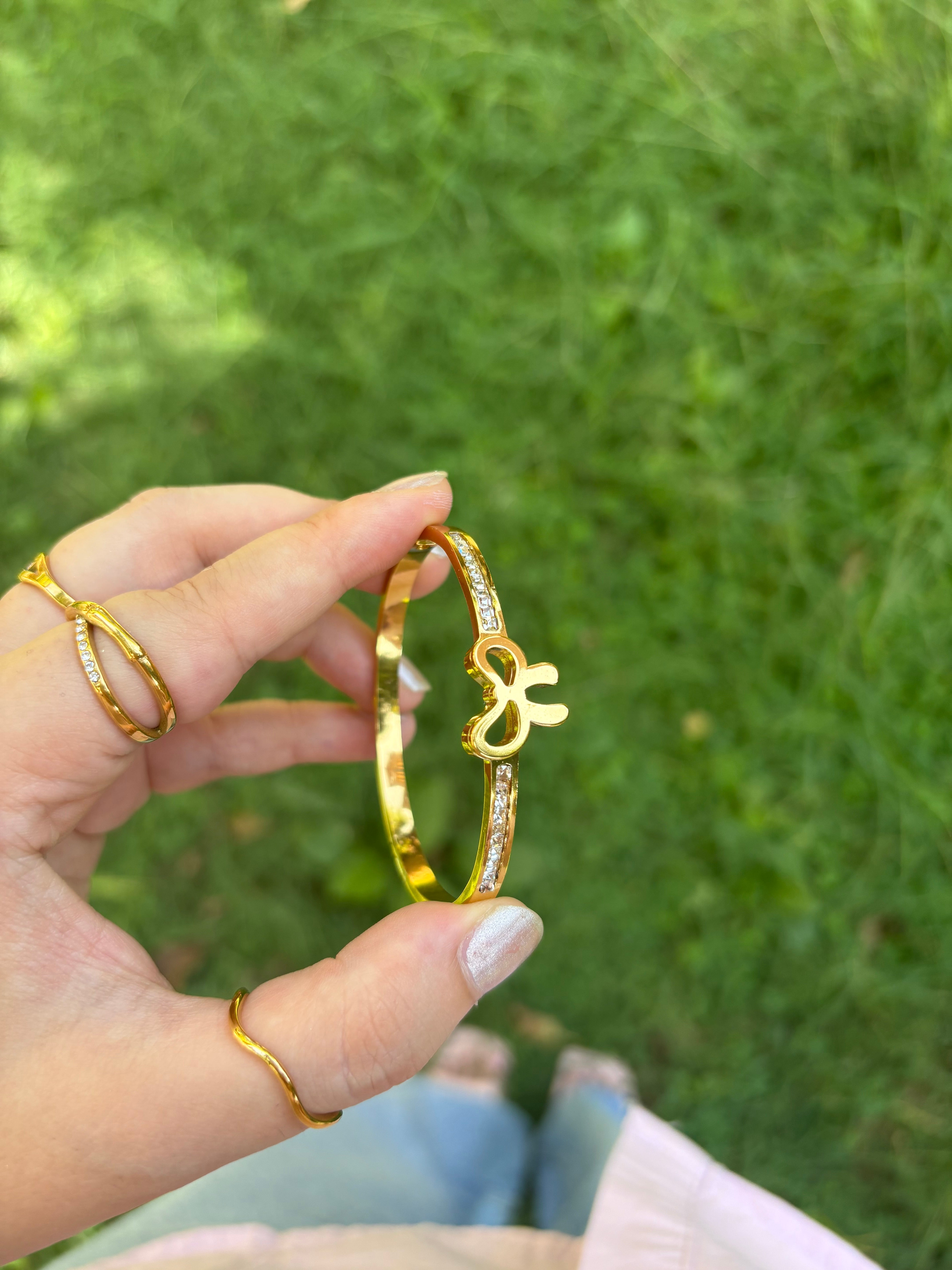 Bow bracelet (baby size)