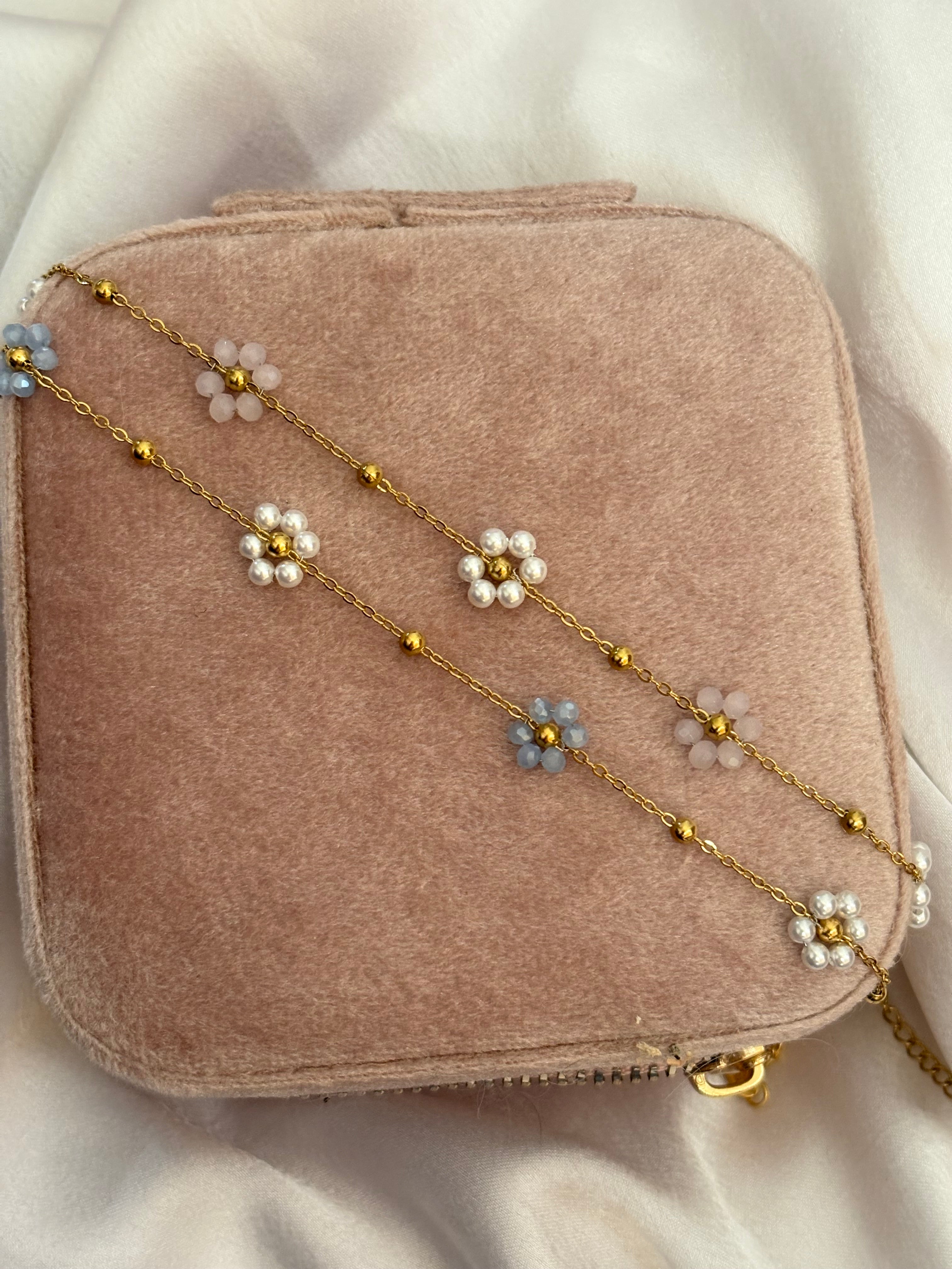 Pastel daisy bracelet