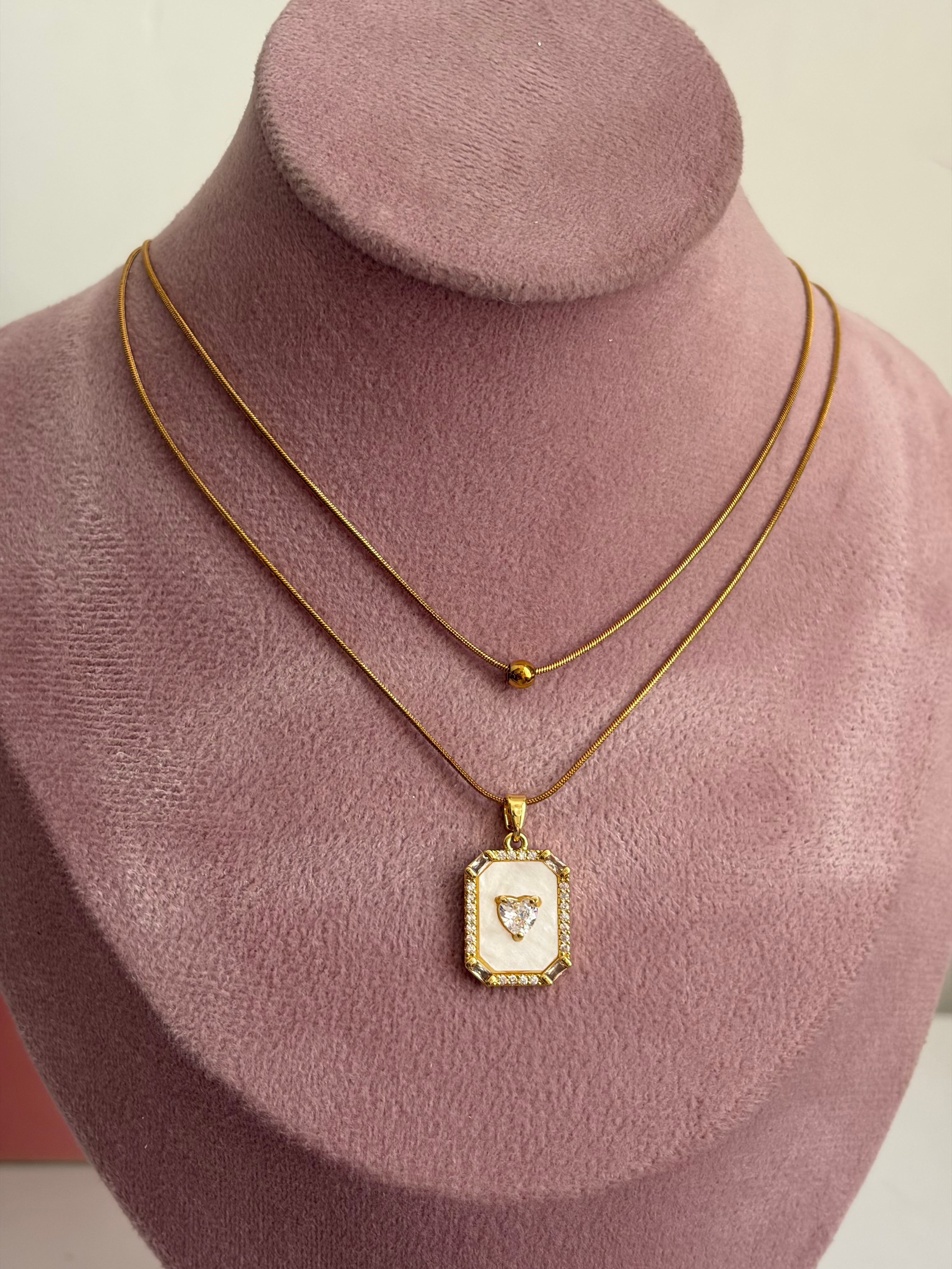 Mini layered necklace