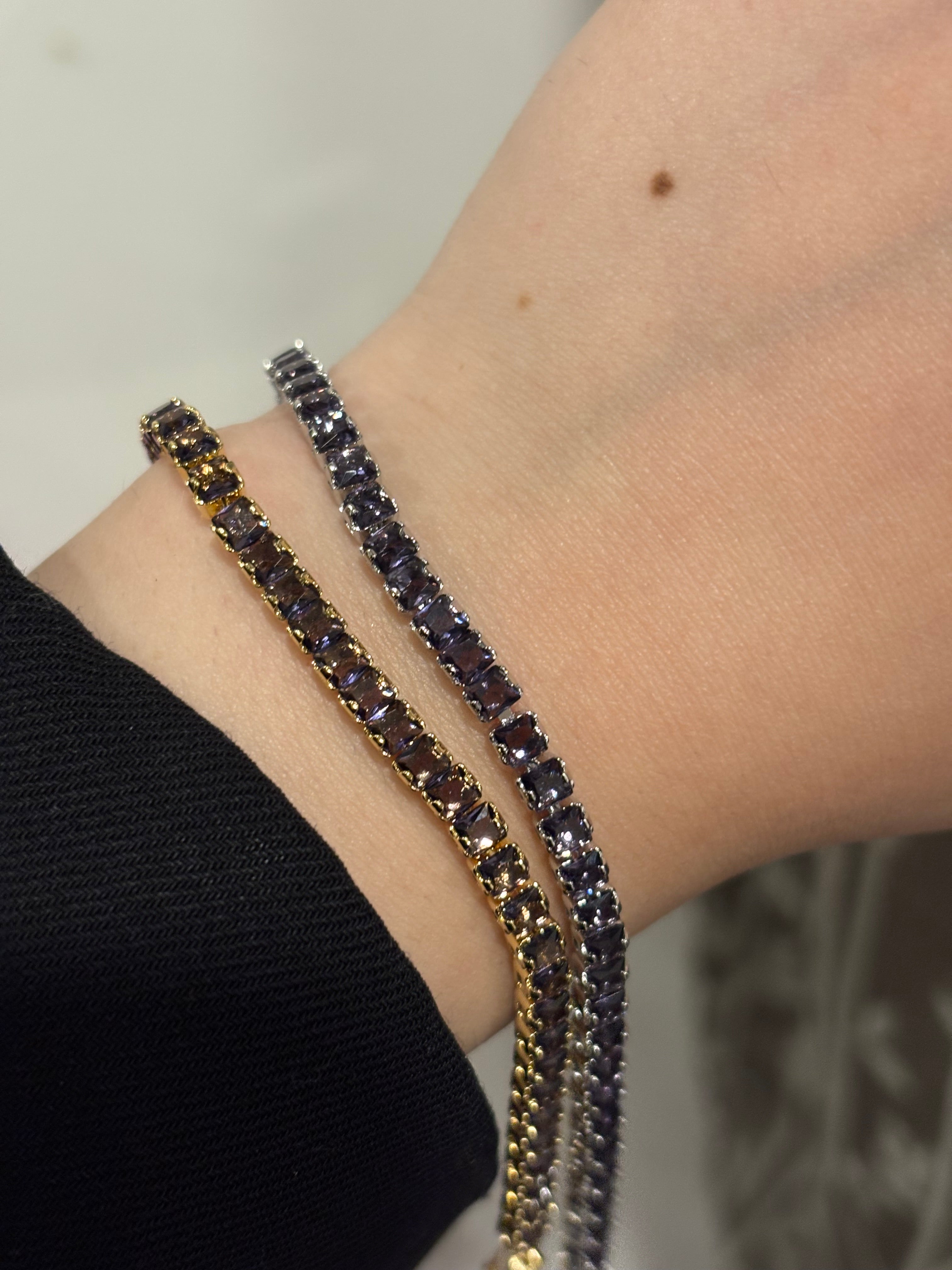 Vera tennis bracelet(purple)
