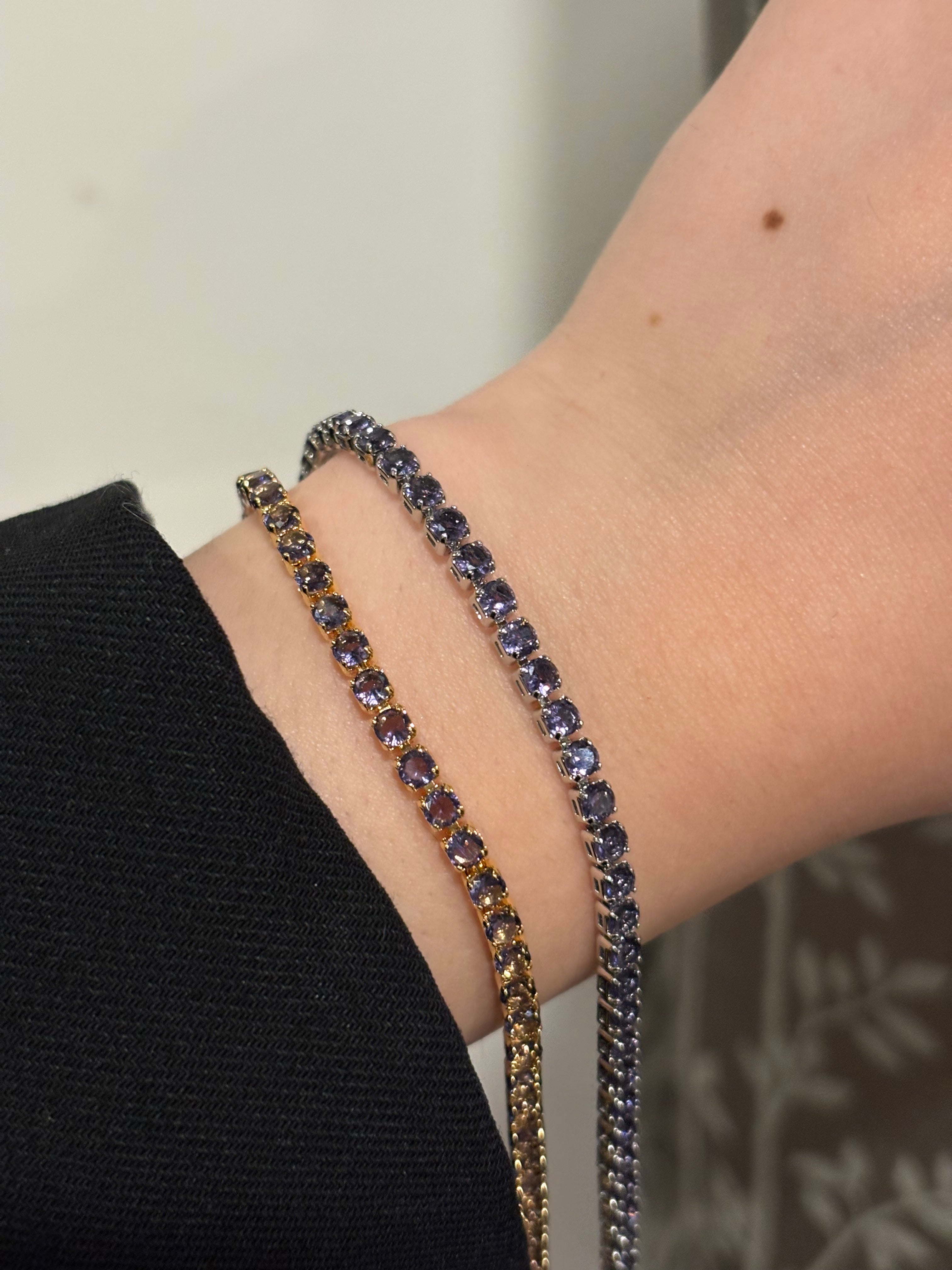 Vibe tennis bracelet(purple )