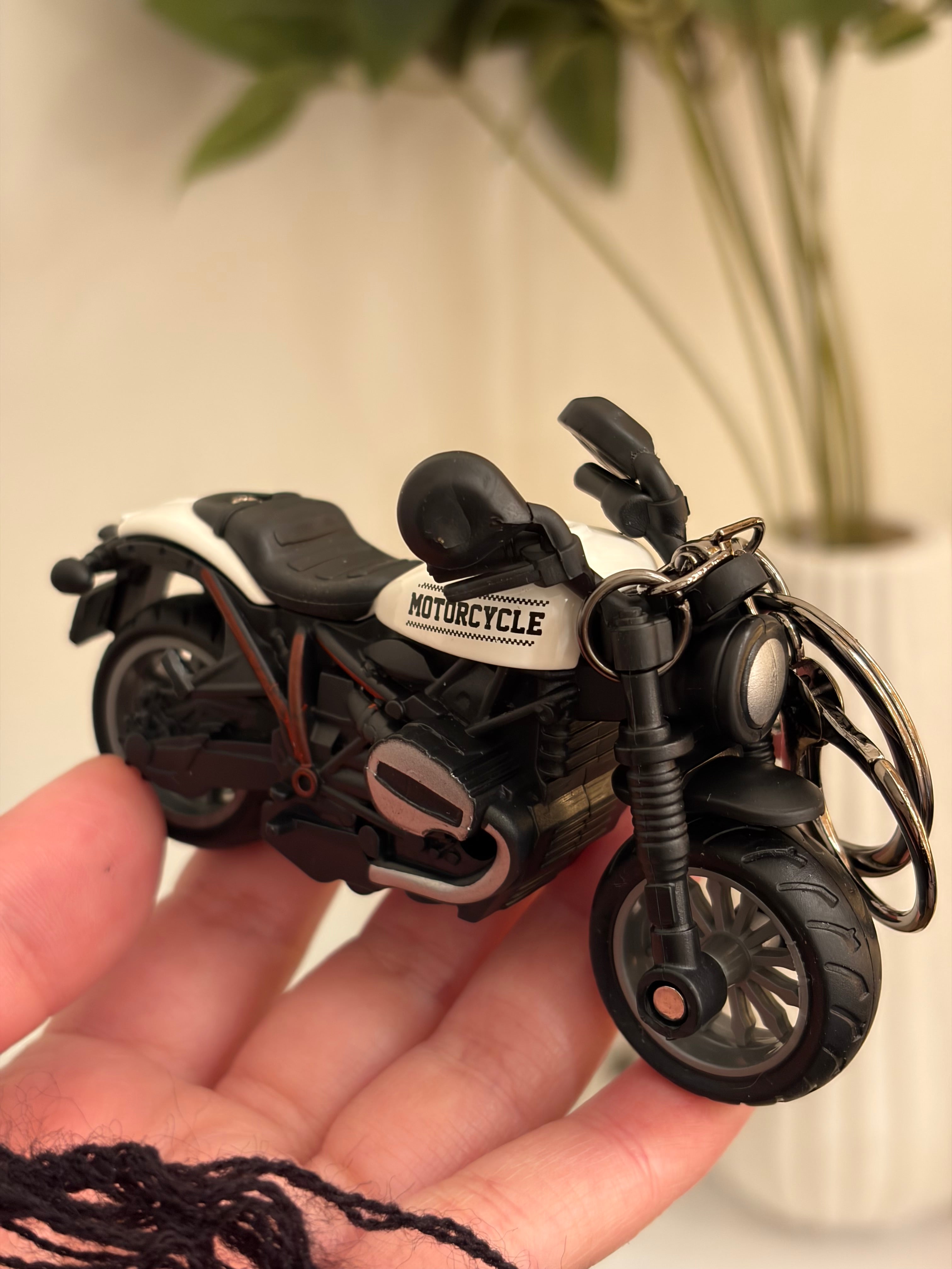 3D motorcycle keychain
