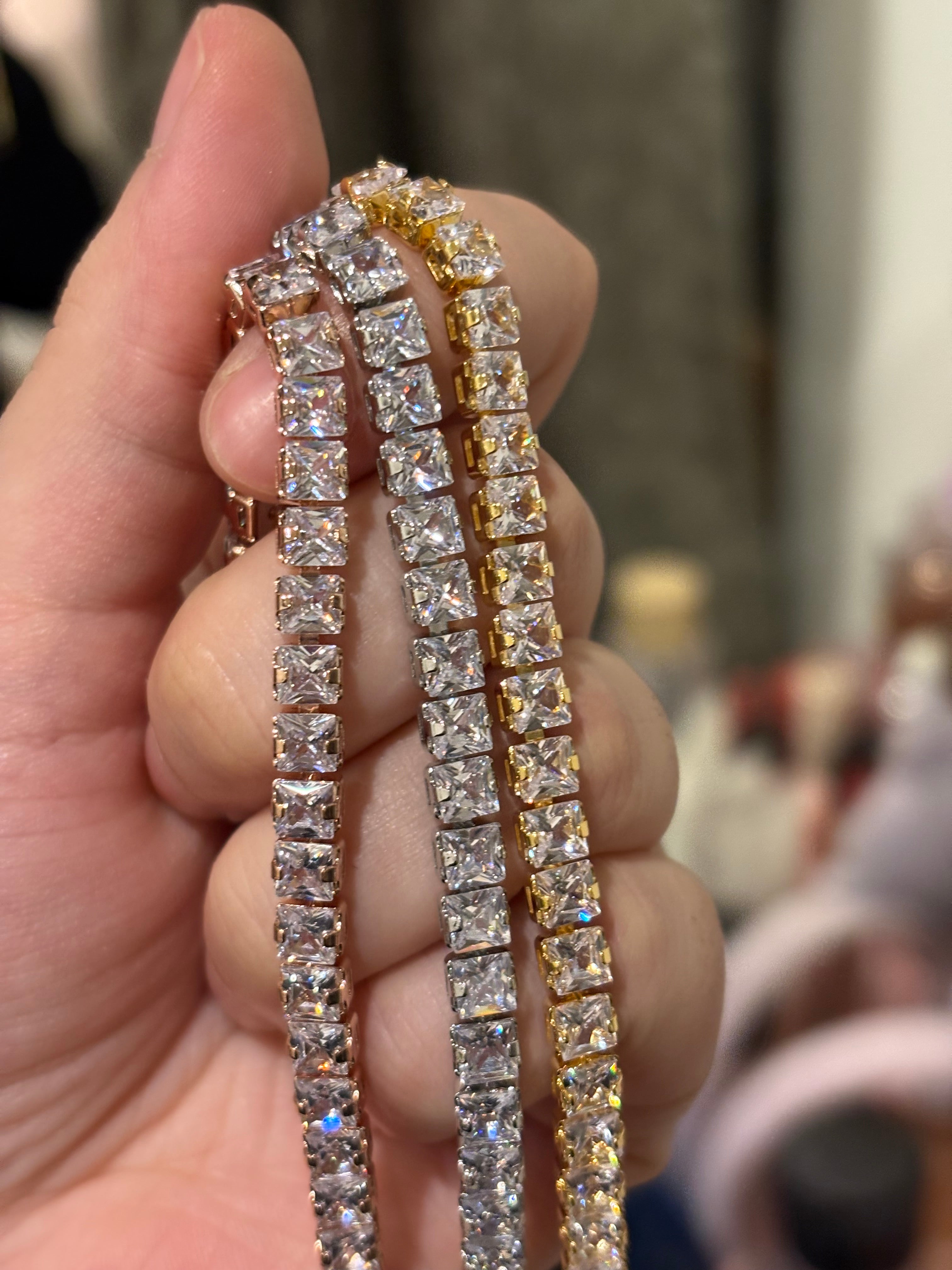 Squishy tennis bracelet