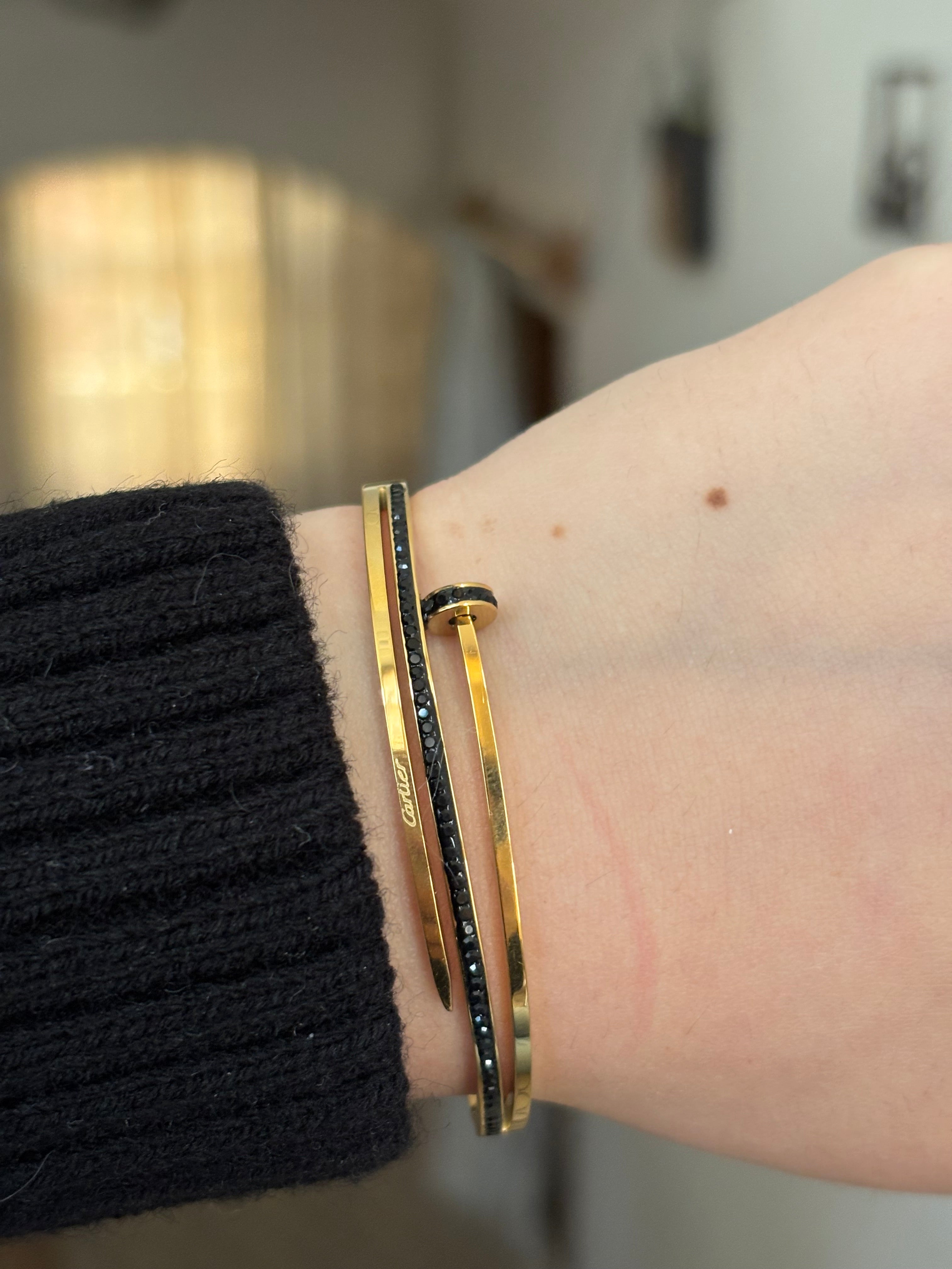 Black nail bracelet(baby size)