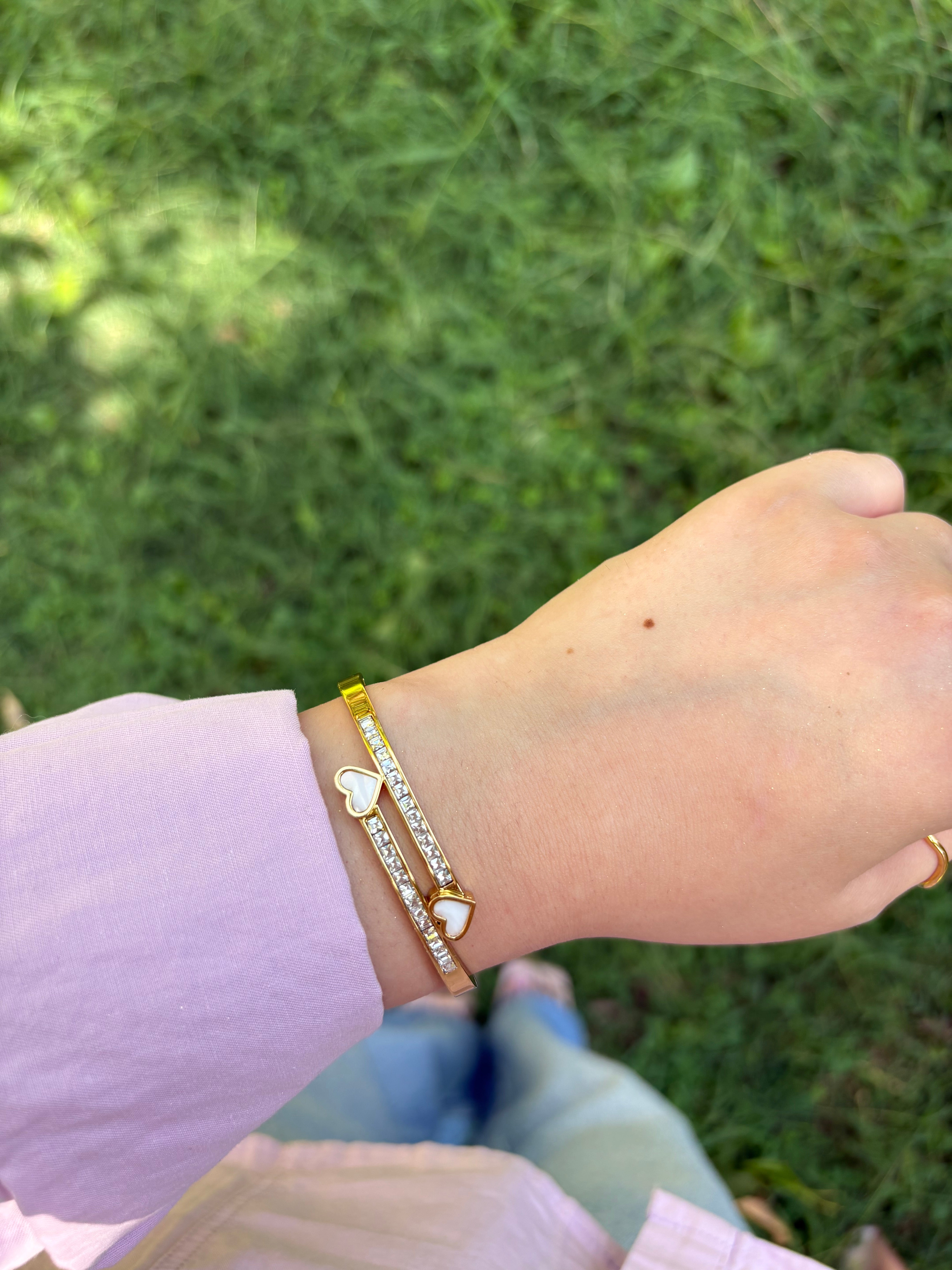 Heart bracelet (baby size)