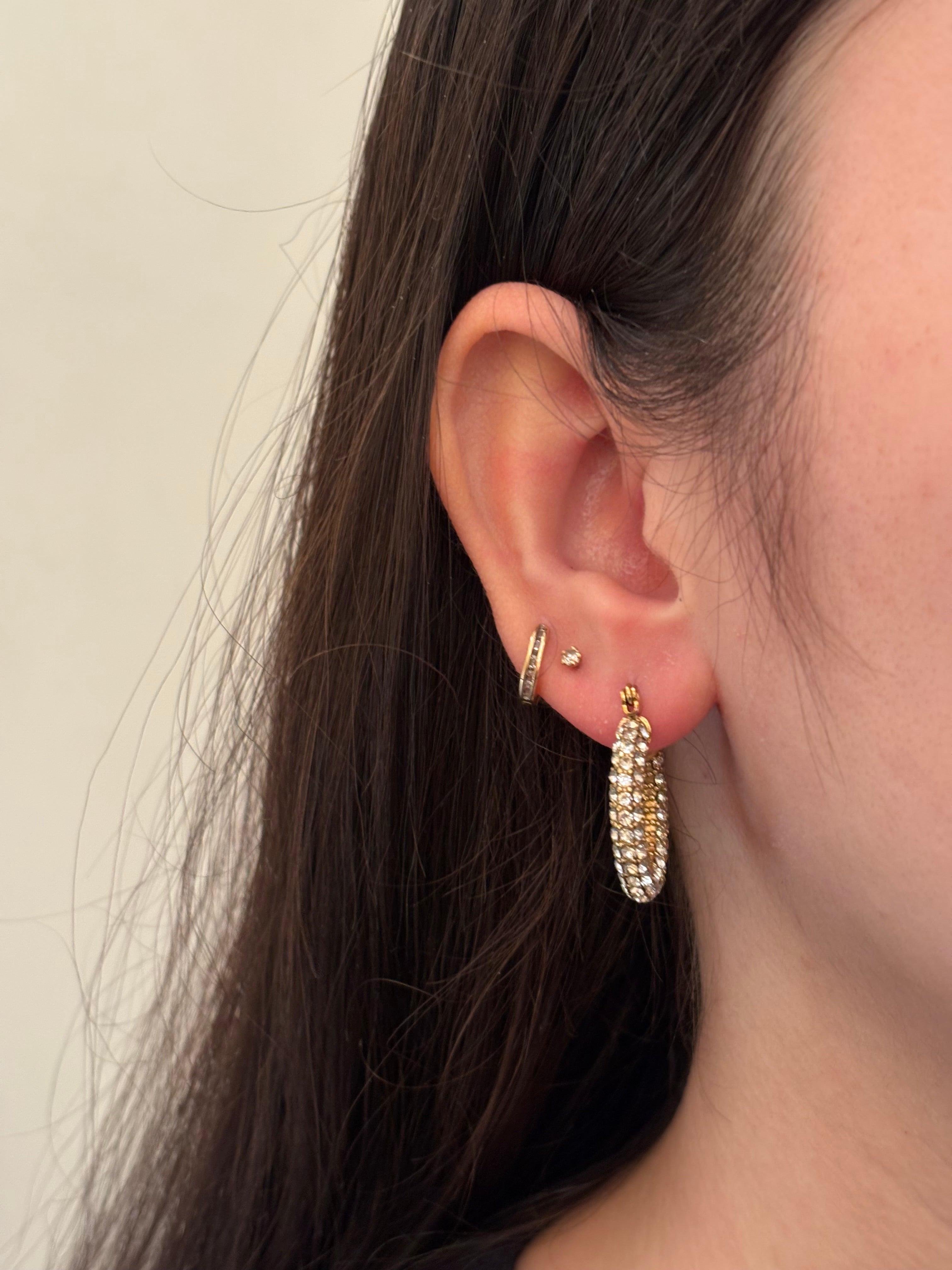 Diamond luxe earring