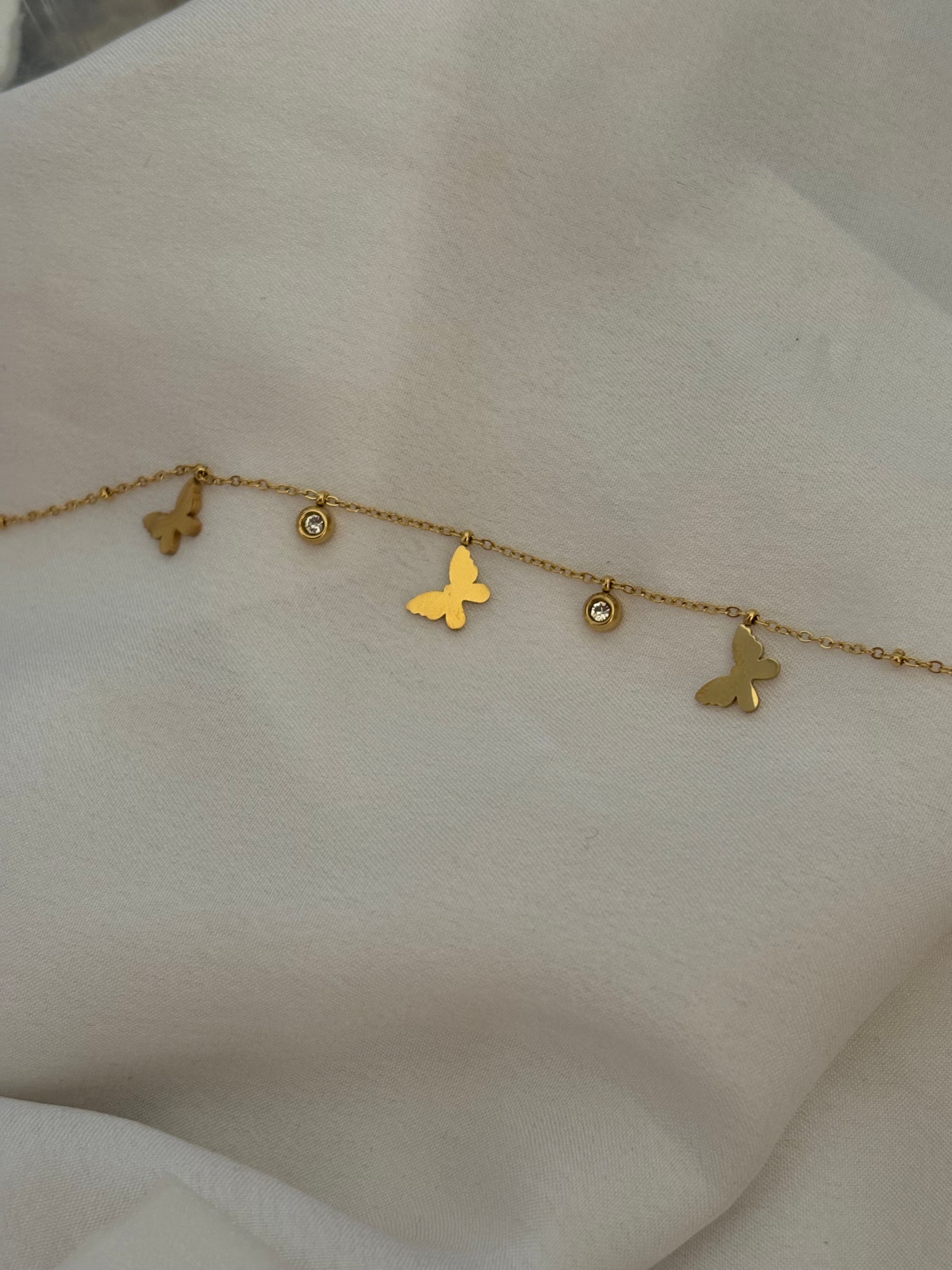 Butterfly anklet (1pc)