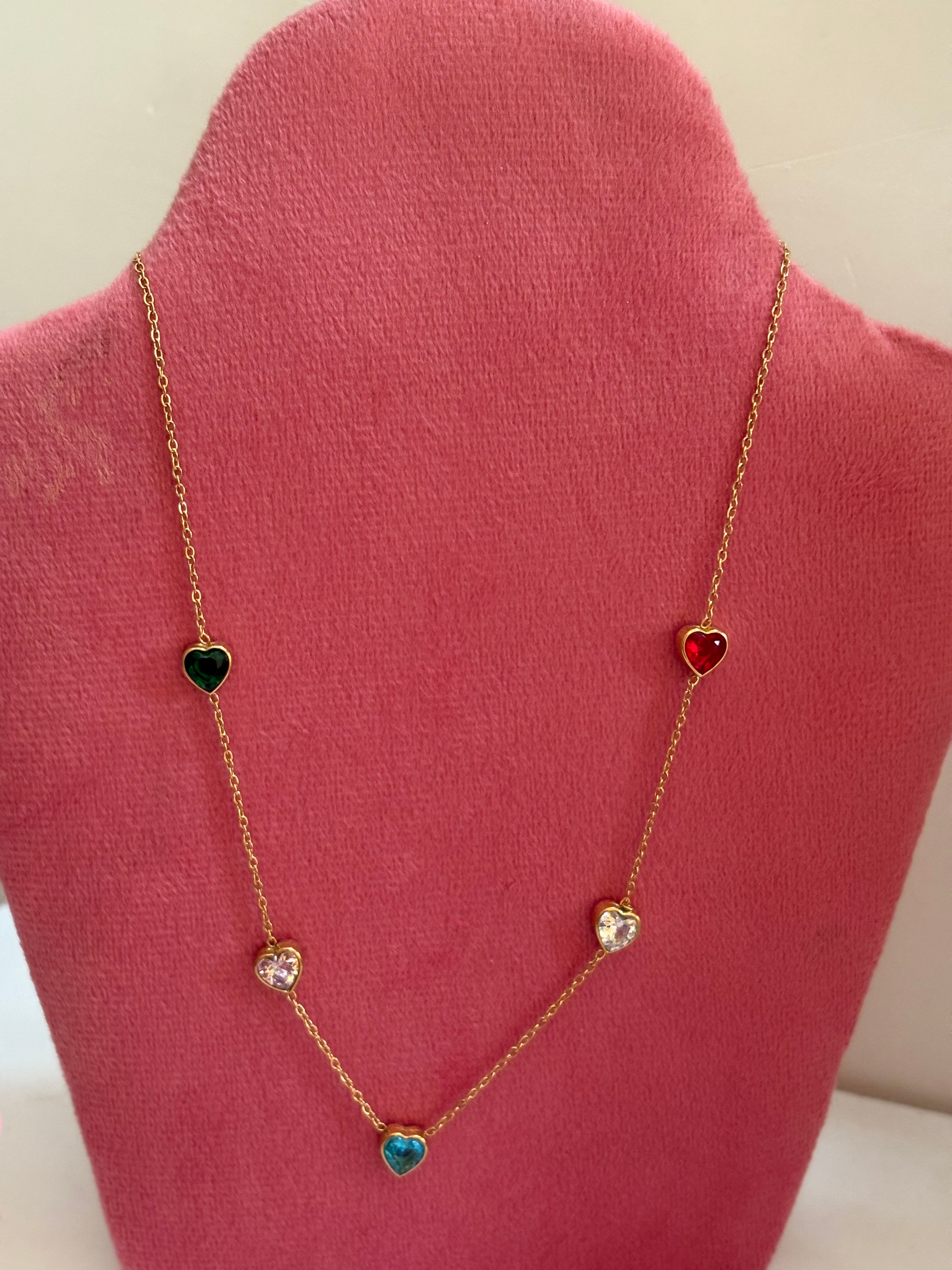 Hearts necklace