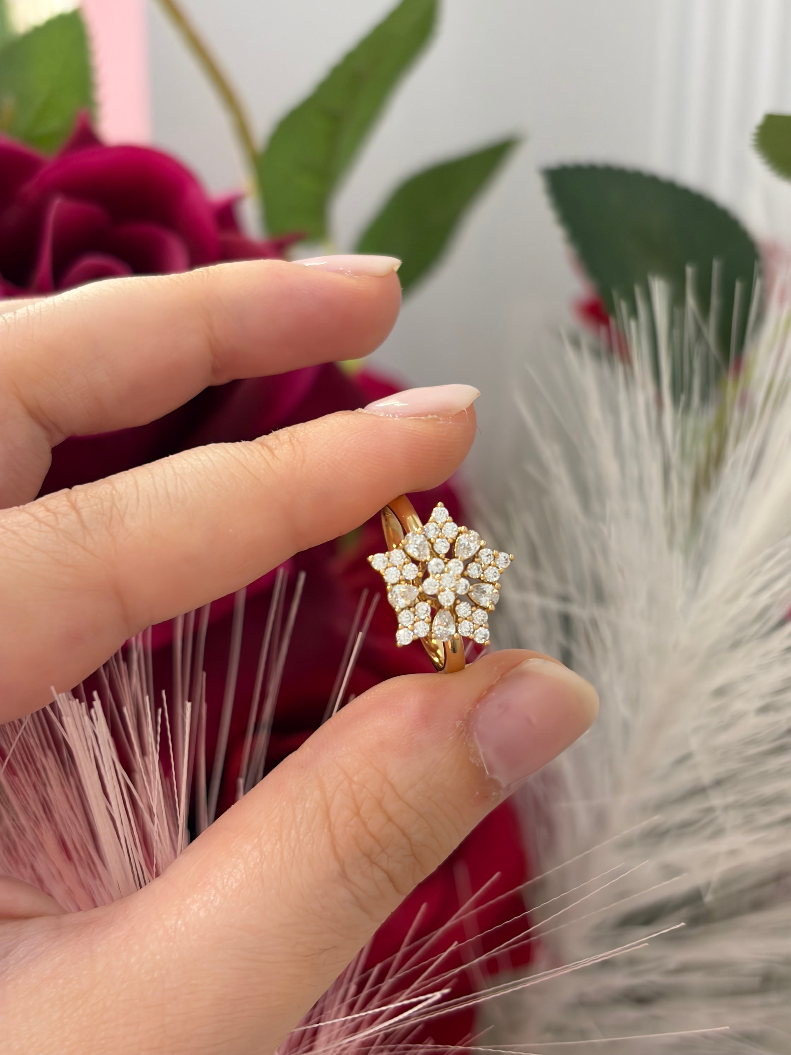 Snowflake ring