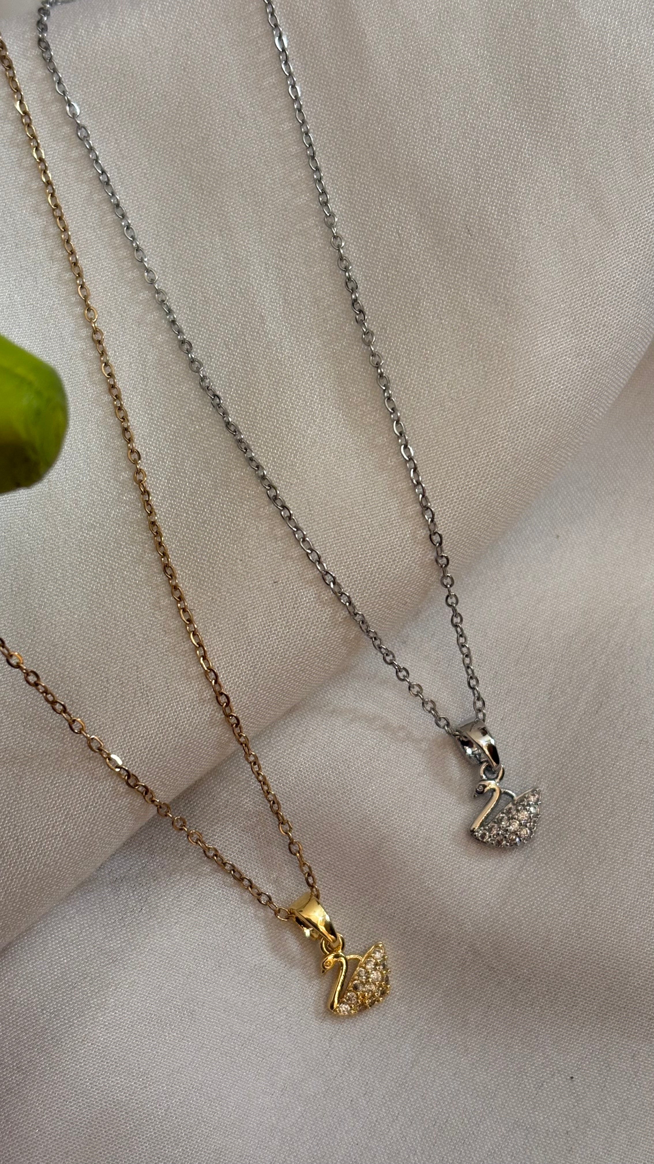 Swan necklace