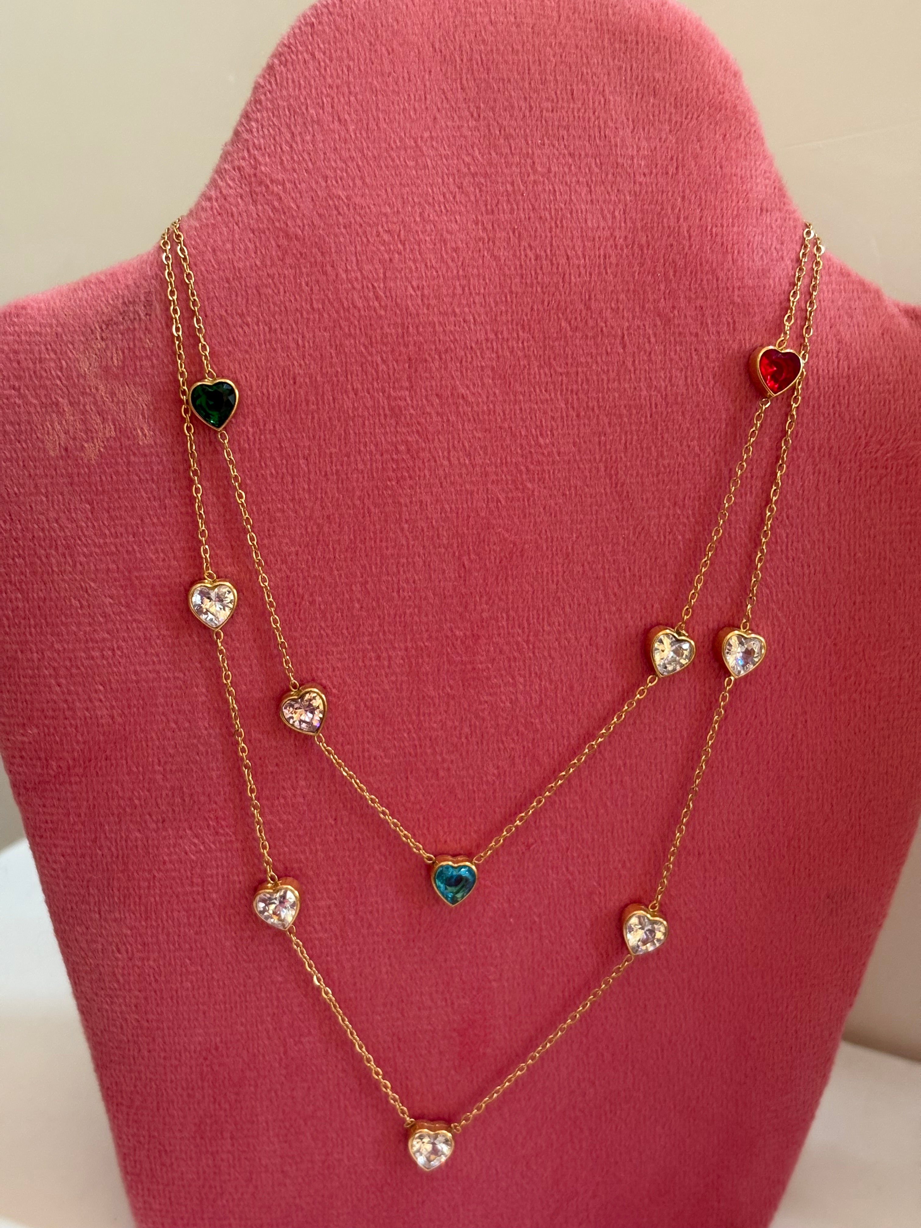 Hearts necklace